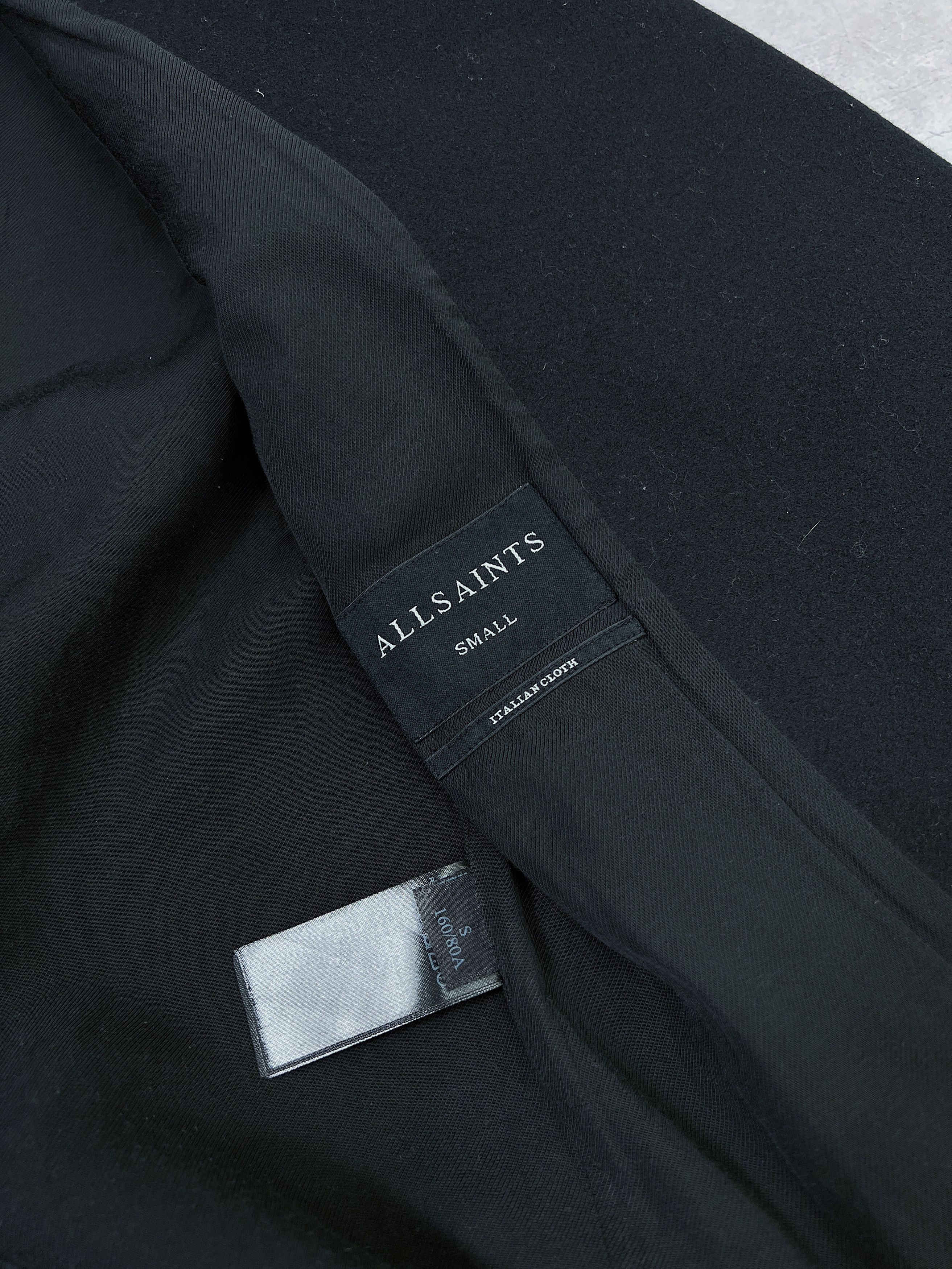 Allsaints AllSaints Ada Laced Short Wool Coat Women's Size S / US 4 / IT 40 - 15 Thumbnail