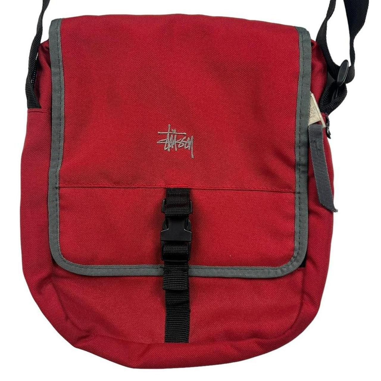 Stussy Vintage 90s Stussy Side Messenger Bag Red Size ONE SIZE - 1 Thumbnail