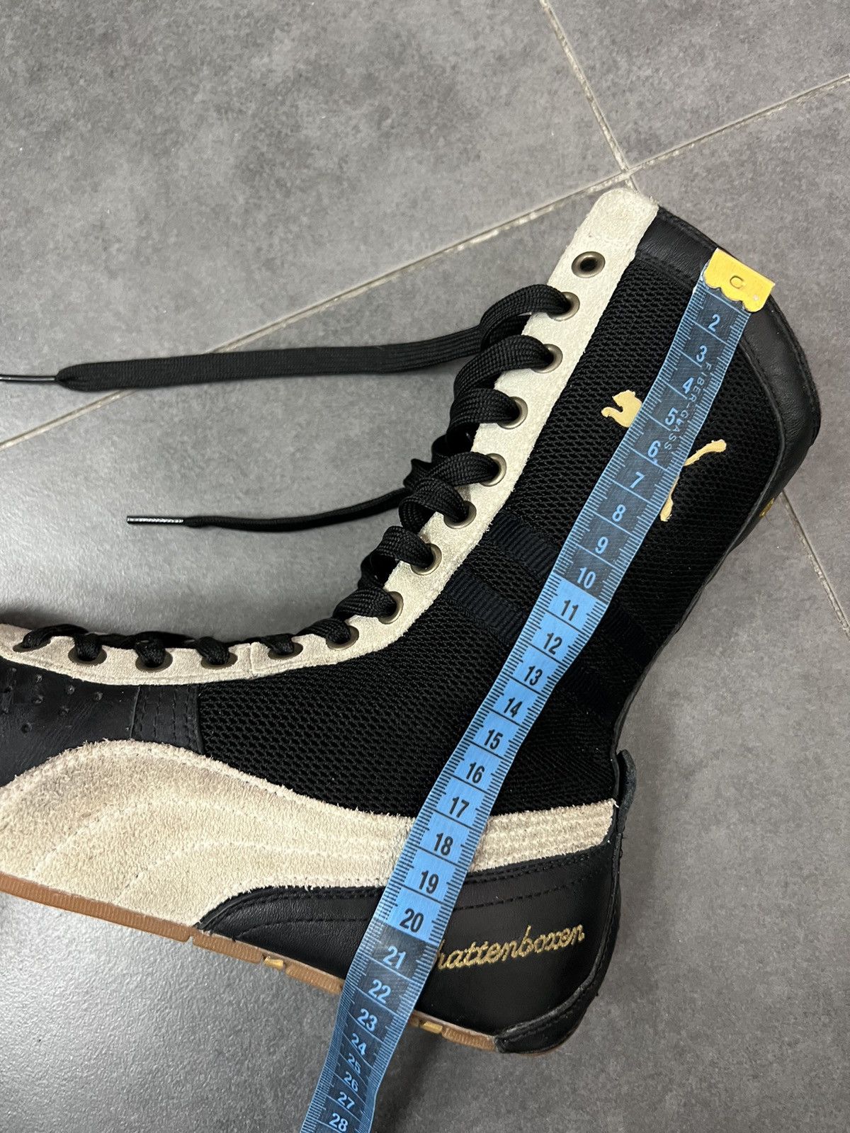 Puma 90s Puma Schattenboxen Boxing Shoes High White Black archive