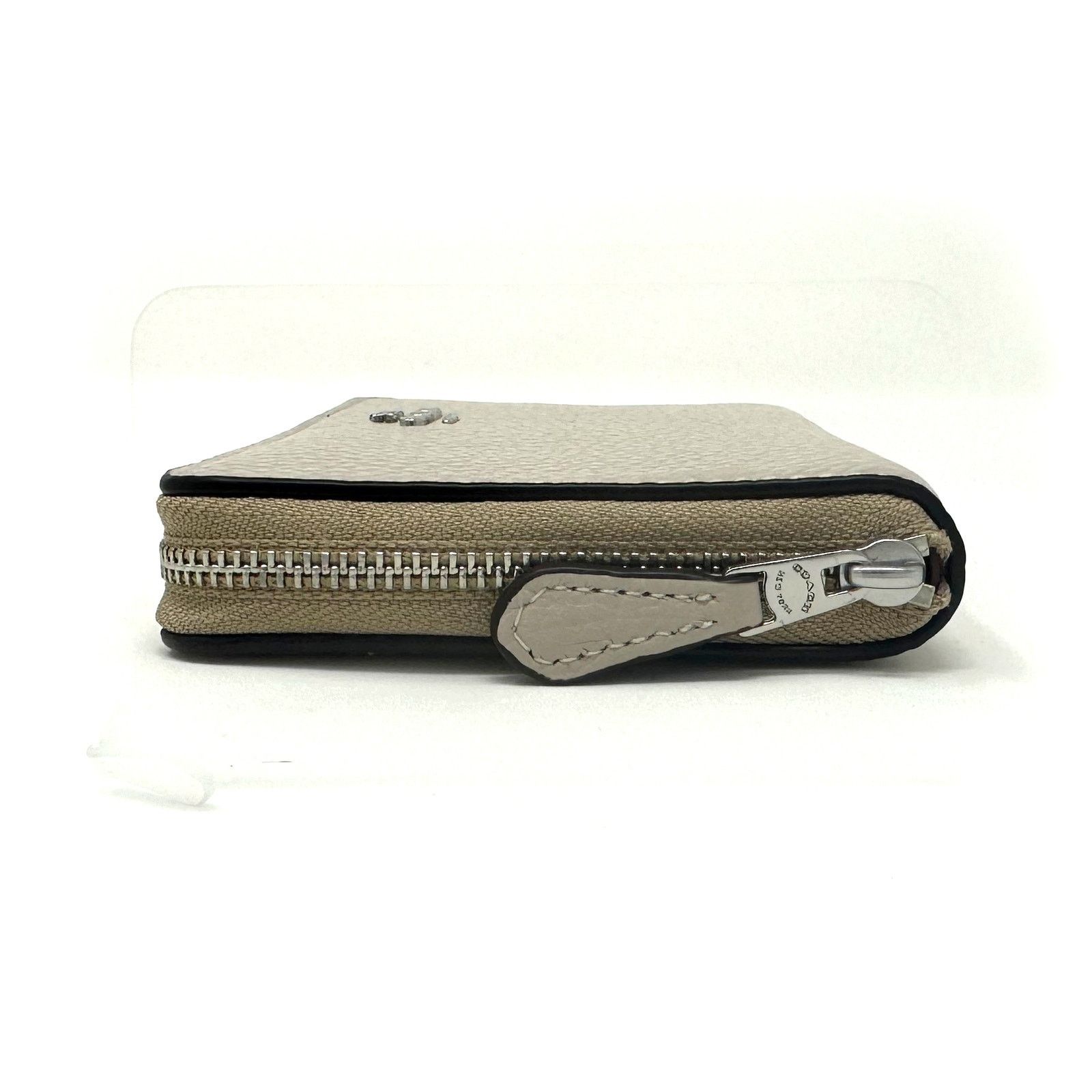Coach Coach Medium Id Zip Wallet in Steam Gray Leather C4124 New Size ONE SIZE - 7 Thumbnail
