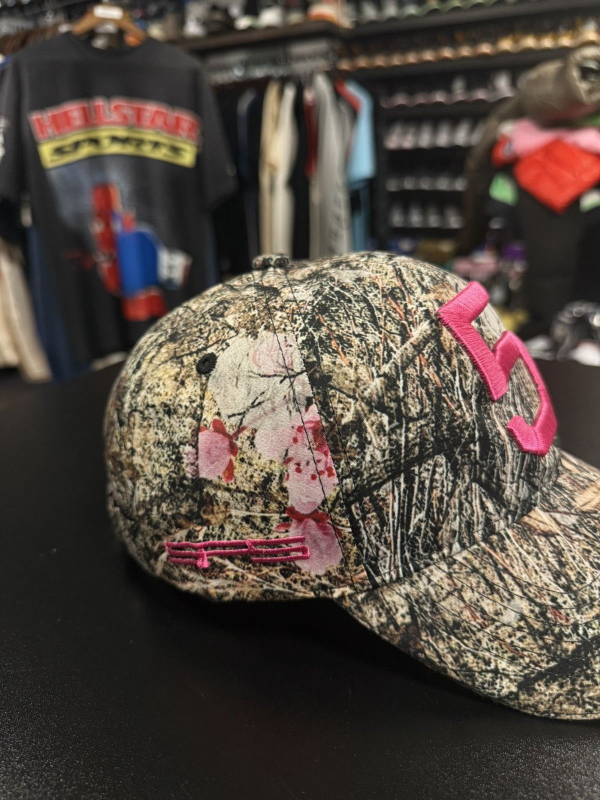 Sp5der SP5DER Camo SnapBack Hat “5” Pink Camo New Size ONE SIZE - 6 Thumbnail