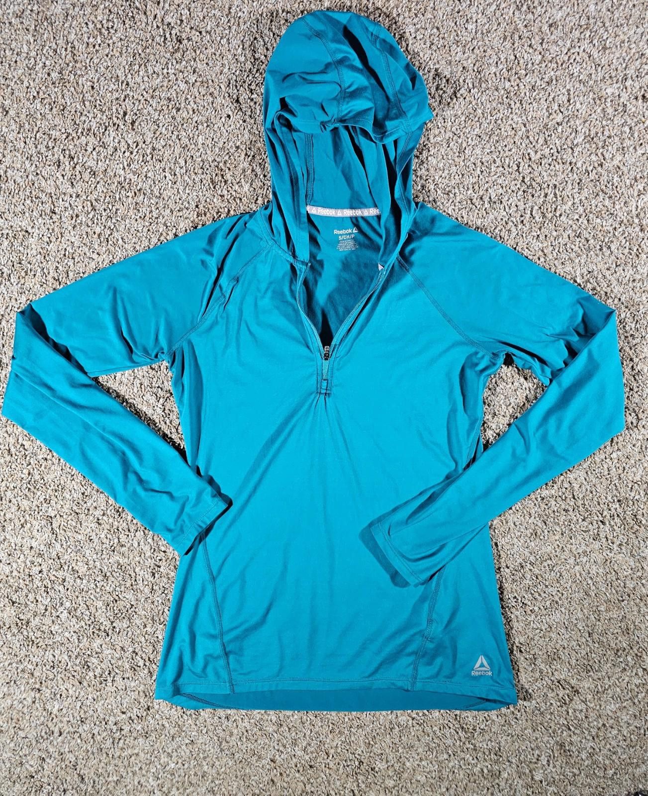 Reebok Reebok 1/2 Zip Womens S Athletic Hoodie Size S / US 4 / IT 40 - 1 Thumbnail