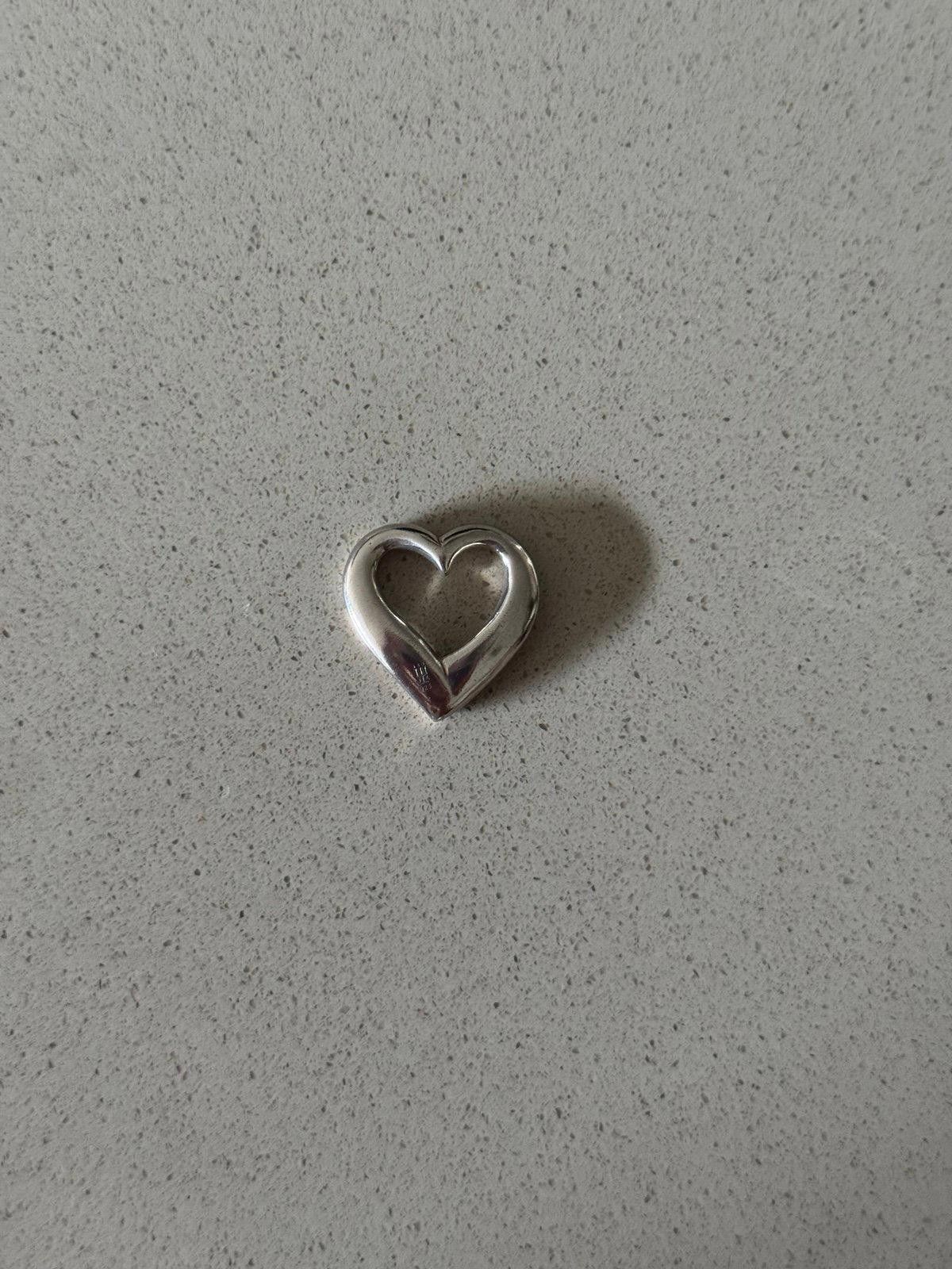 Designer Retired James Avery Freeform Heart Pendant Size ONE SIZE - 2 Thumbnail