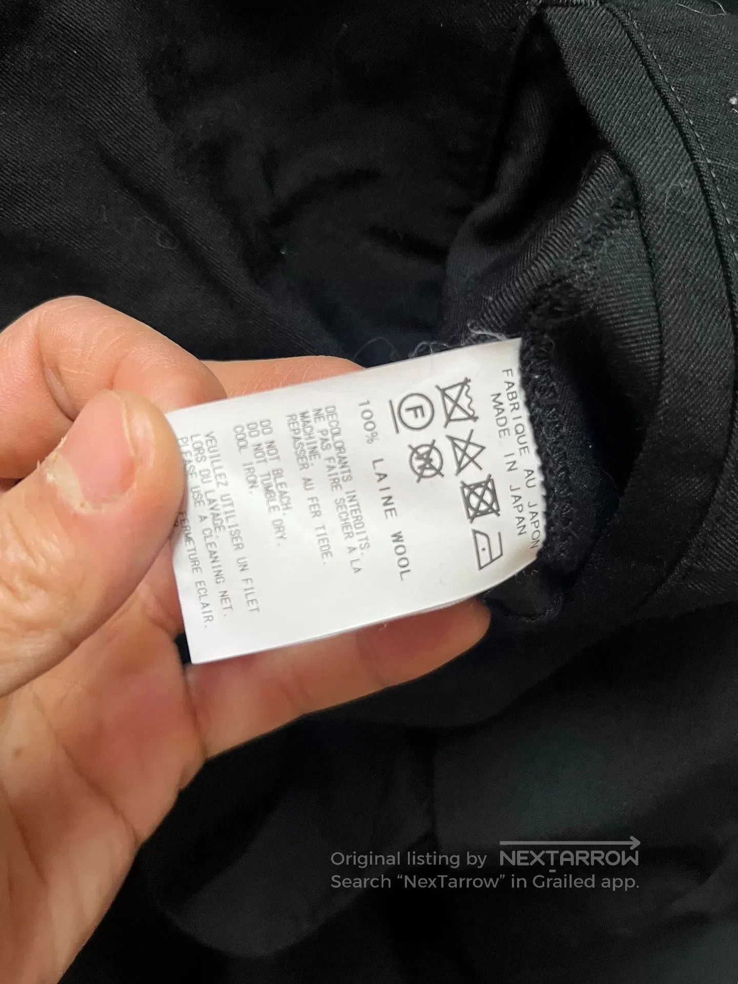 Yohji Yamamoto Yohji Yamamoto Black Wool Jacket. Size US L / EU 52-54 / 3 - 5 Thumbnail