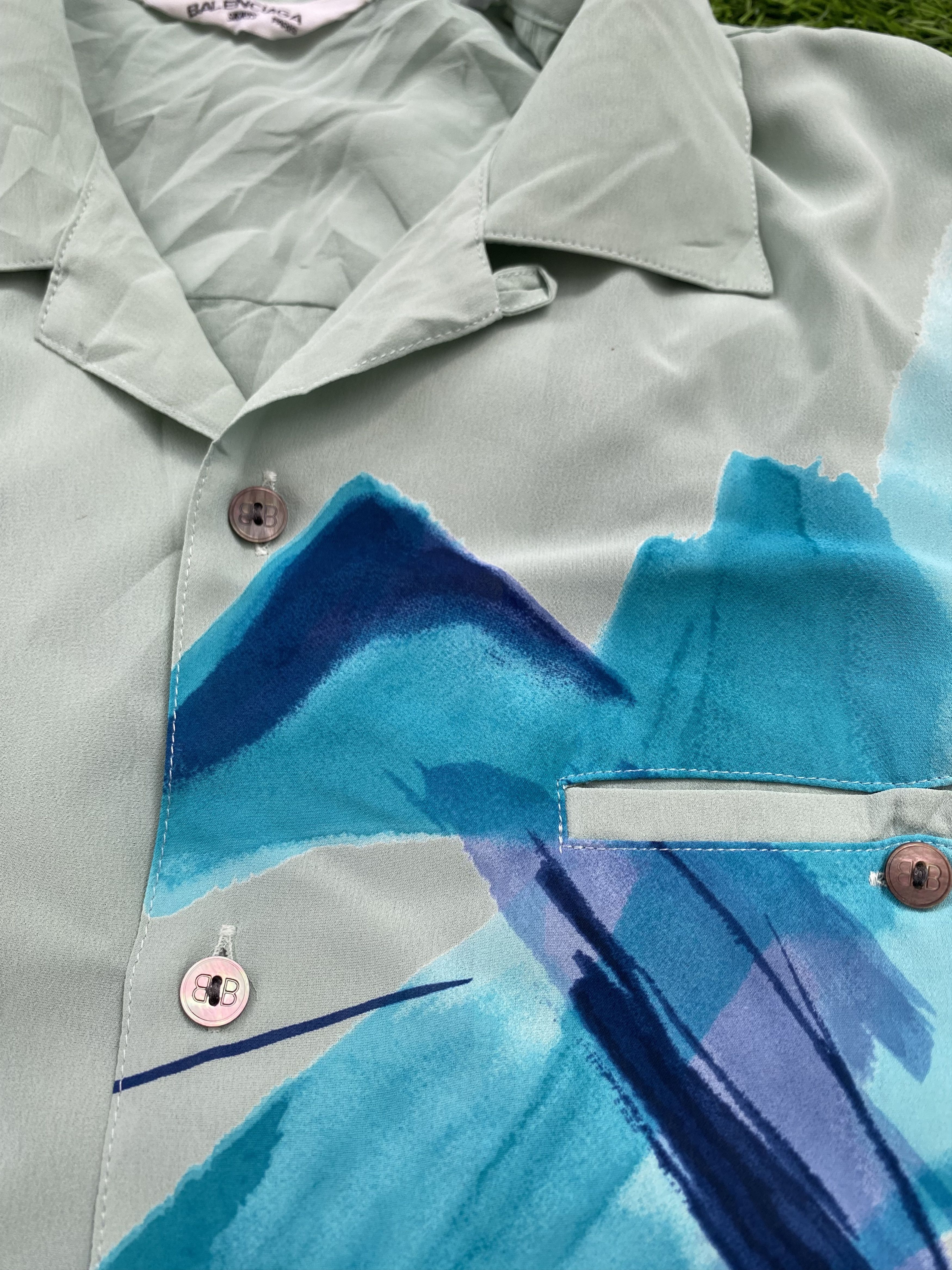 Balenciaga × Vintage Vintage 90s Balenciaga Shirt Size US M / EU 48-50 / 2 - 4 Thumbnail