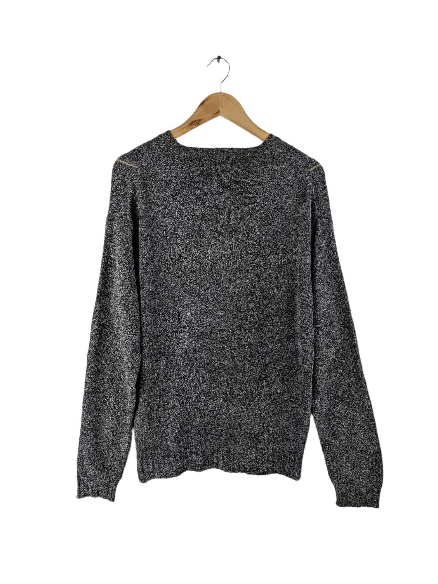 Aran Isles Knitwear × Japanese Brand × Vintage Vintage 23 Homme Wool Sweater Checkered Size US M / EU 48-50 / 2 - 2 Thumbnail