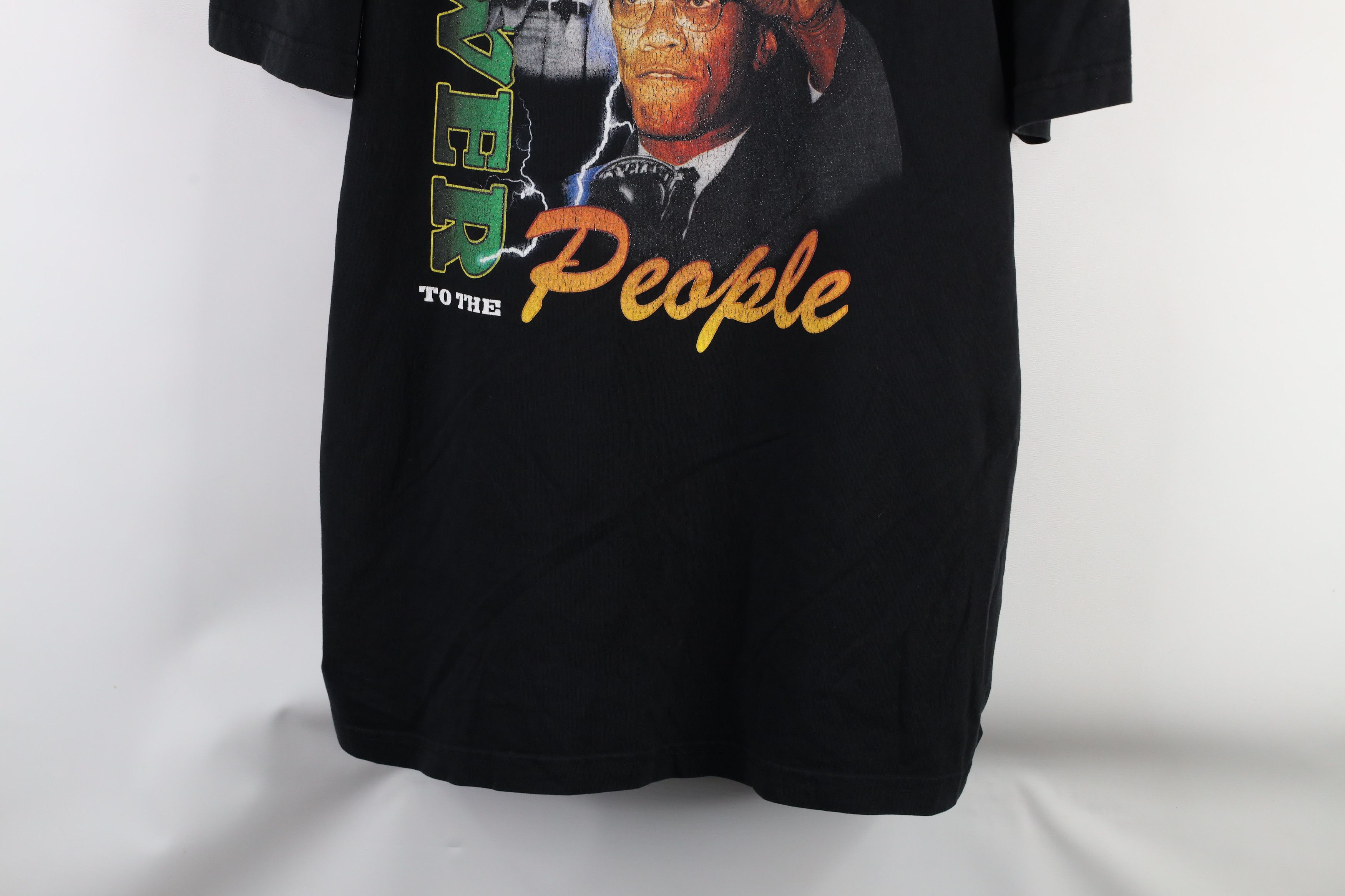 Vintage TDL The Dirty Label Malcolm X Power to the People T-Shirt Size US XXL / EU 58 / 5 - 3 Thumbnail