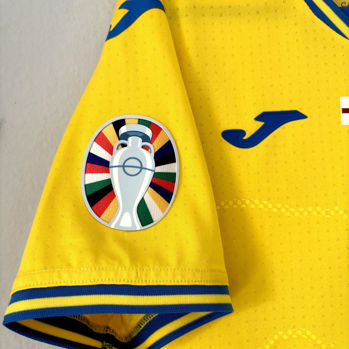 Joma 2023 2024 GAME ISSUE Ukraine Tsygankov Soccer Jersey Shirt Size US M / EU 48-50 / 2 - 5 Thumbnail