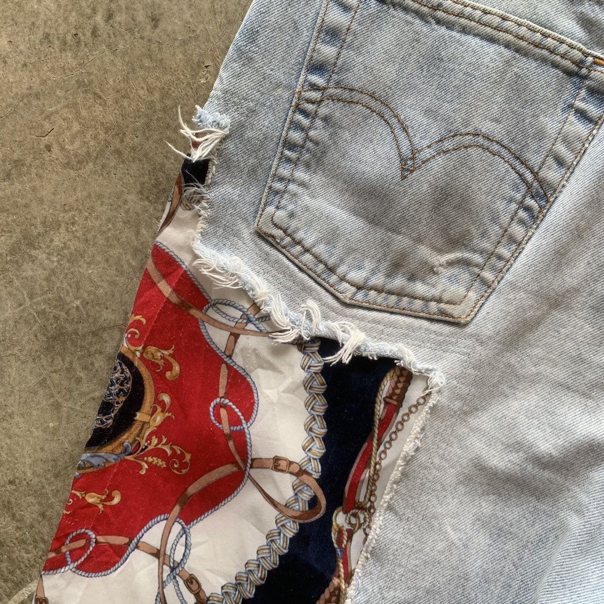 Obelisk Obelisk × Levi’s Rework Denim Shorts Size US 30 / EU 46 - 8 Thumbnail