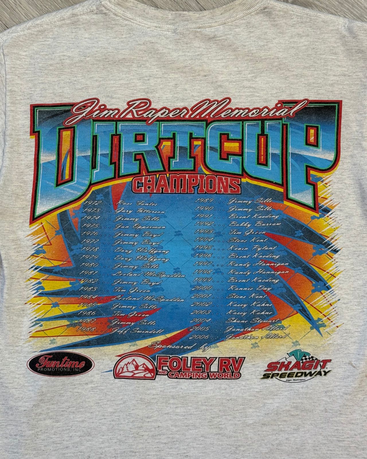 Vintage 2007 Jim Raper Memorial Dirt Cup Sprint Car T-Shirt - Small Size US S / EU 44-46 / 1 - 4 Thumbnail