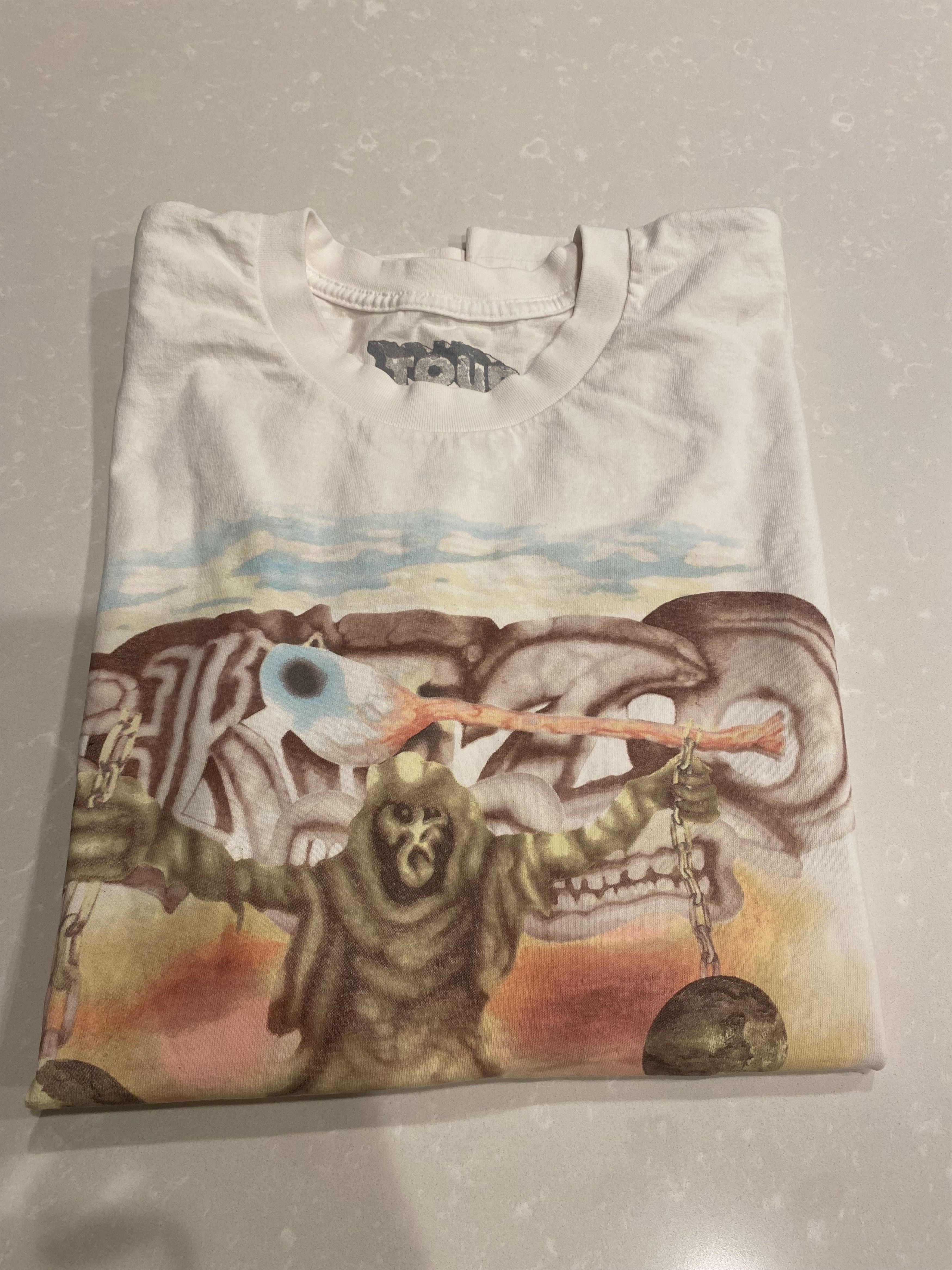 Travis Scott Travis Scott Tour Short Sleeve Tee Skitzo Size US XXL / EU 58 / 5 - 3 Thumbnail