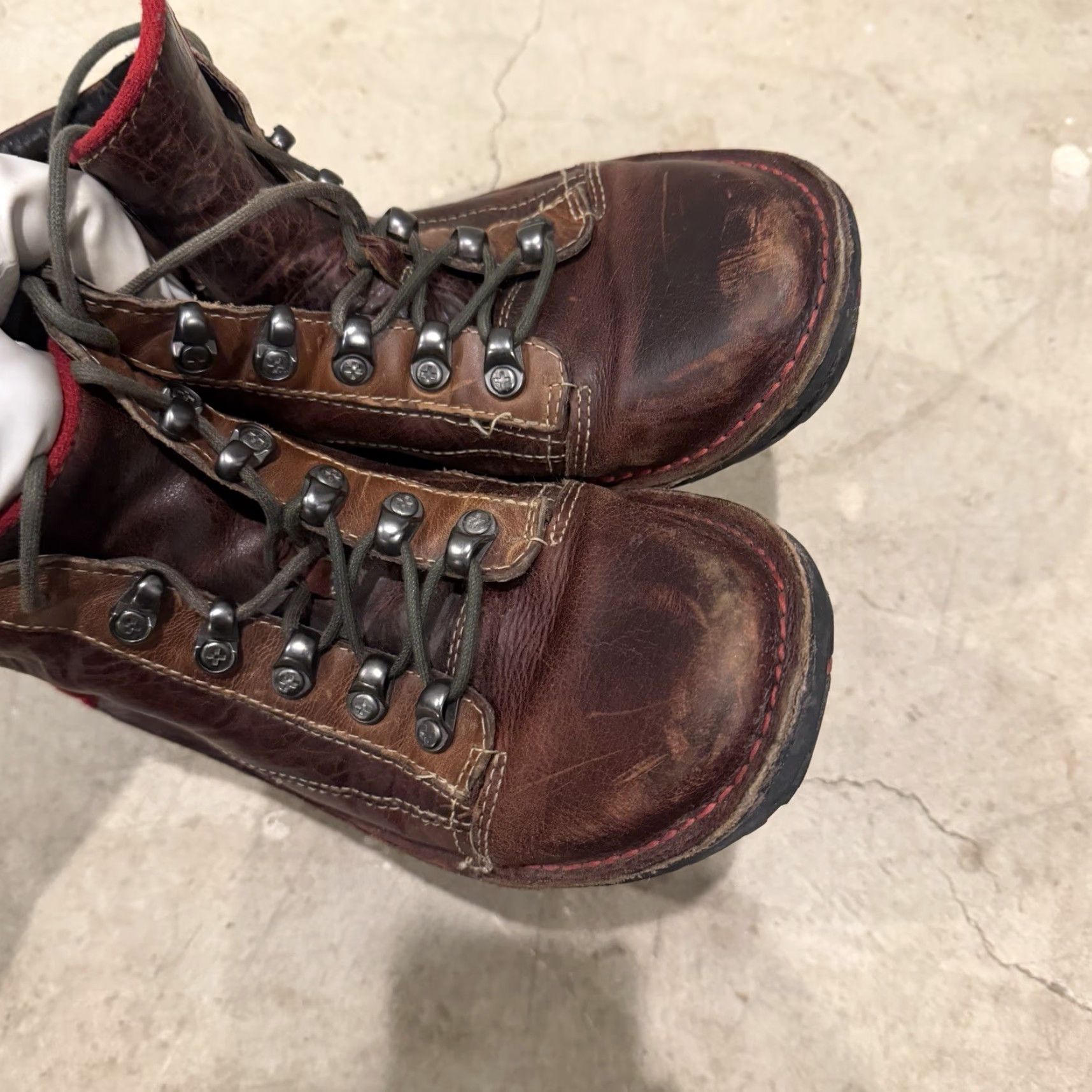 Vintage Wenger Swiss Army Womens Brown Leather Ankle Boots Lace Up Size US 9 Boots Women Brown Leather Ankle Lace Up Size US 9 Wenger Swiss Army Womens Size US 9 / IT 39 - 5 Thumbnail