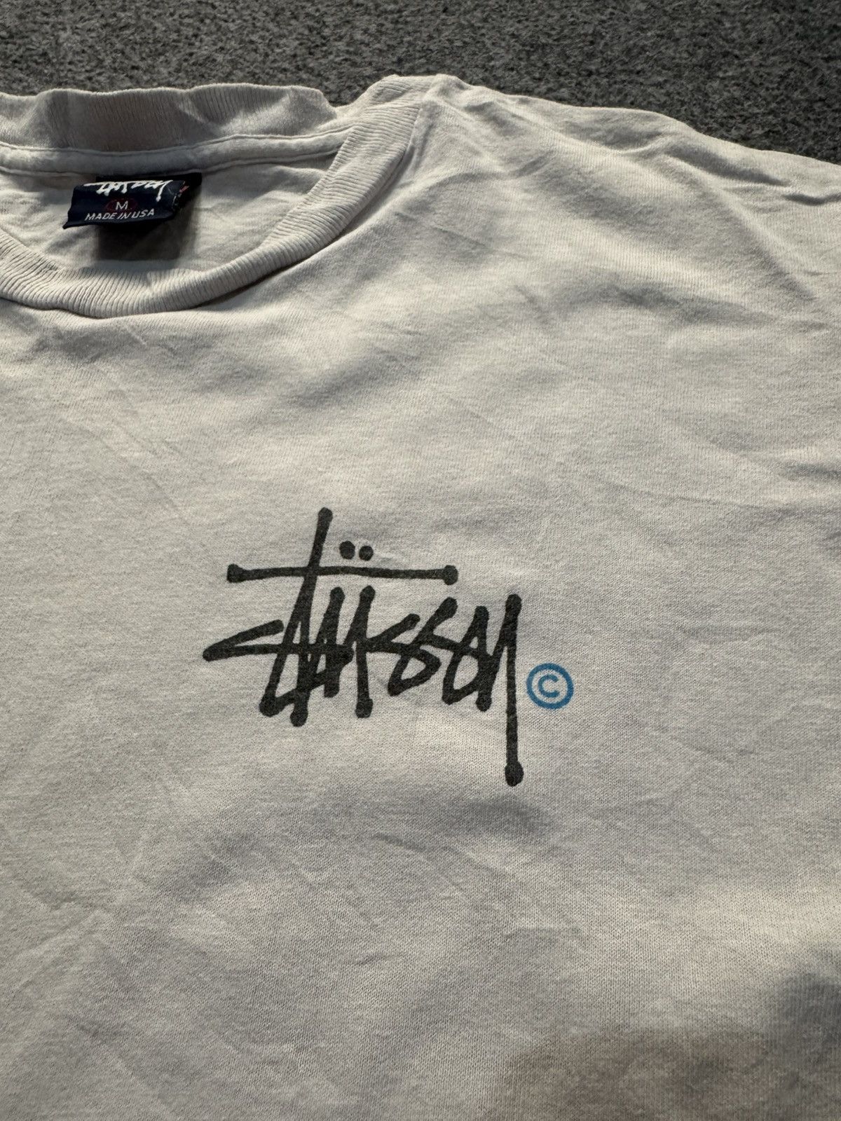 Stussy Vintage stussy logo basic tshirt Size US M / EU 48-50 / 2 - 3 Thumbnail