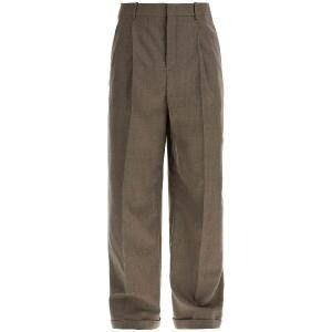 Saint Laurent Paris oc11z1225 796137 Pantalon Droit Taille in Grey Size US 34 / EU 50 - 2 Thumbnail