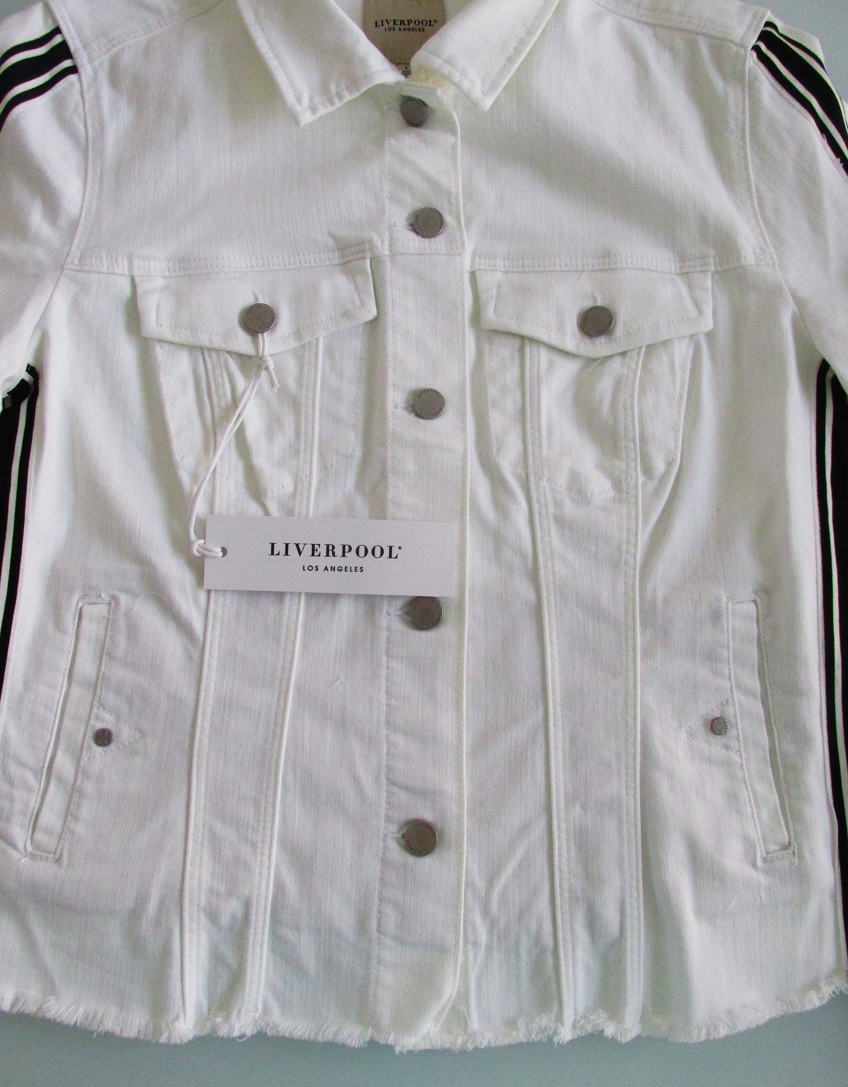 Other Liverpool (NWT) Women's Denim Jacket Size Large Size L / US 10 / IT 46 - 3 Thumbnail