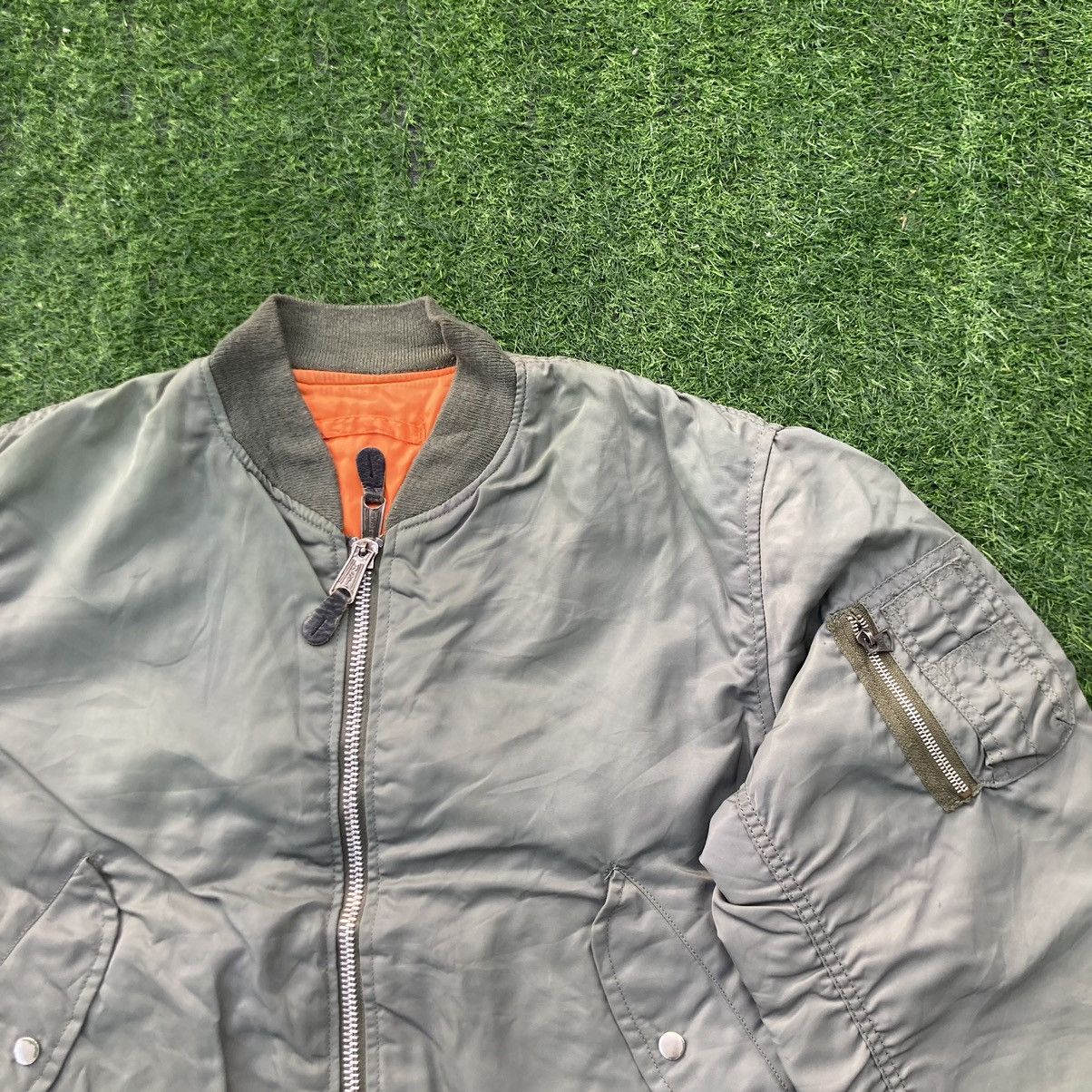 Other USAF MA-1 FLYING BOMBER JACKET Size US L / EU 52-54 / 3 - 4 Thumbnail