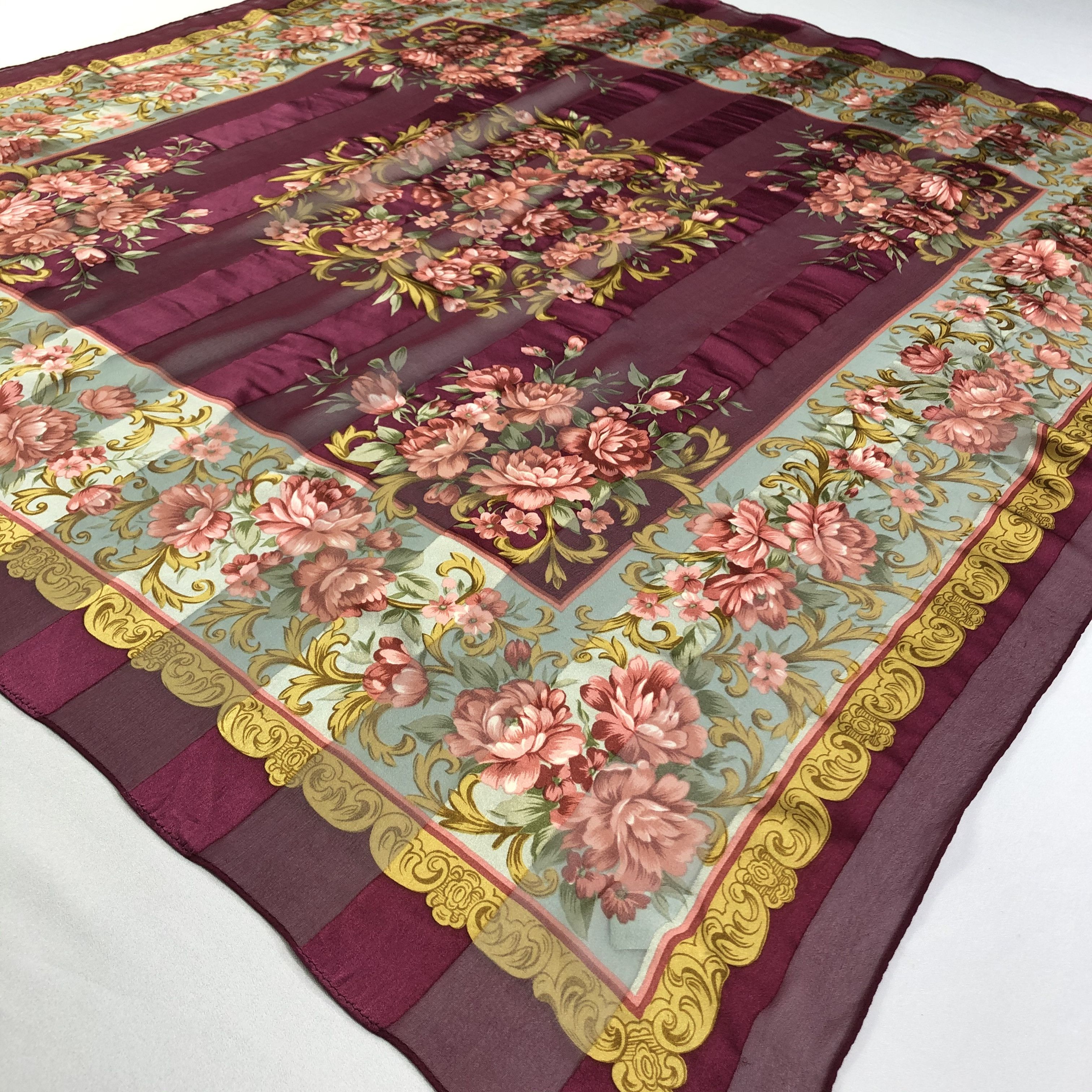Vintage Vintage Silk Scarf Size ONE SIZE - 4 Thumbnail