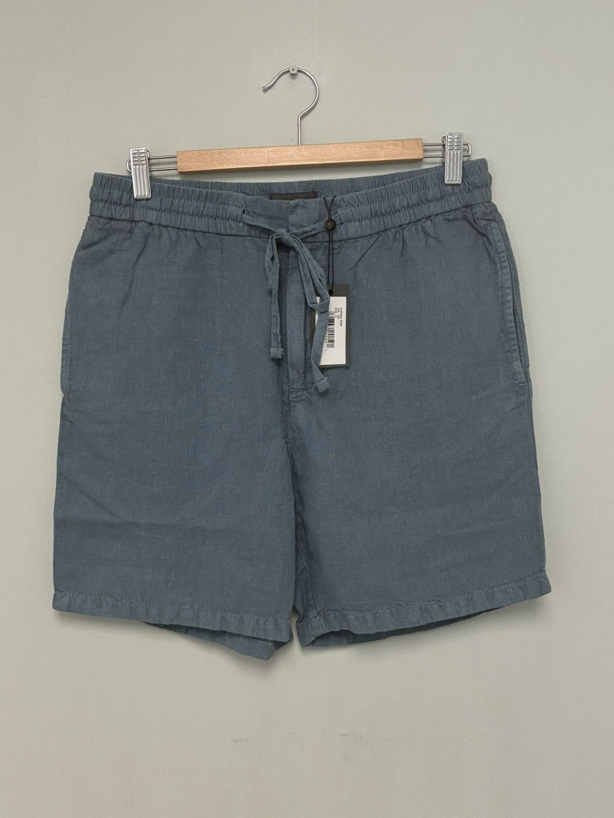 John Varvatos Linen Blend Drawstring Shorts 33 Size US 33 - 9 Thumbnail