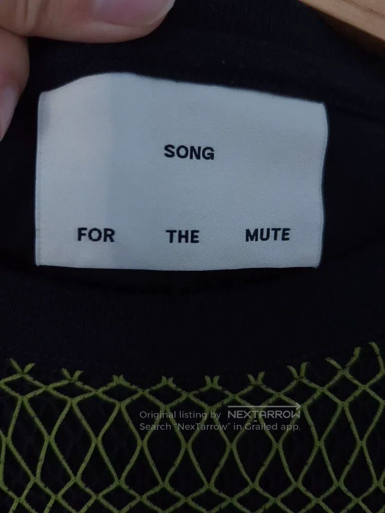 Song For The Mute Song For The Mute Green Cut-Out Long Sleeve T-Shirt Size US S / EU 44-46 / 1 - 7 Thumbnail
