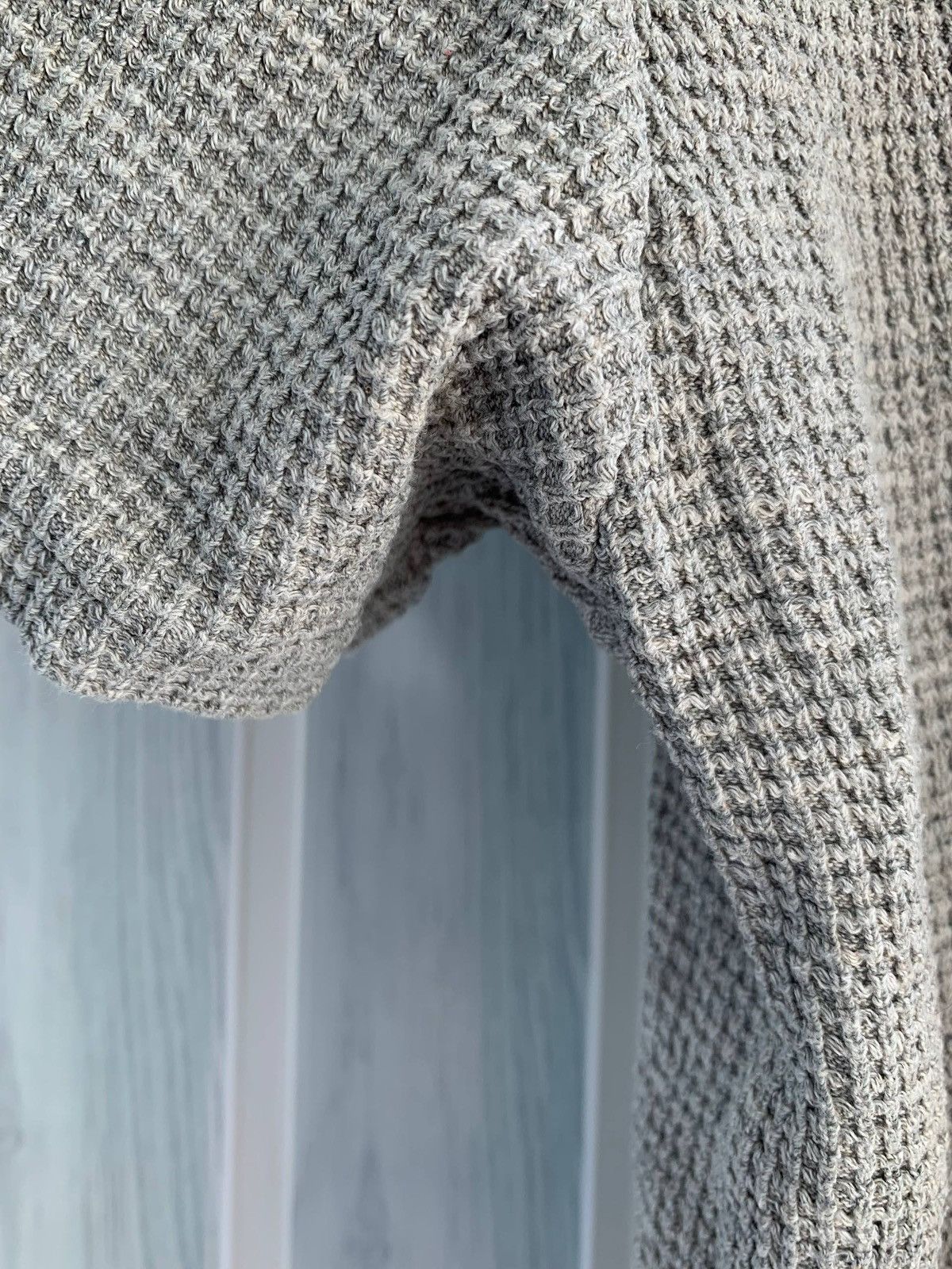 Our Legacy Our Legacy AW 2014 Spun Sumo Women Gray Waffle Knit T-Shirt Size M / US 6-8 / IT 42-44 - 16 Thumbnail