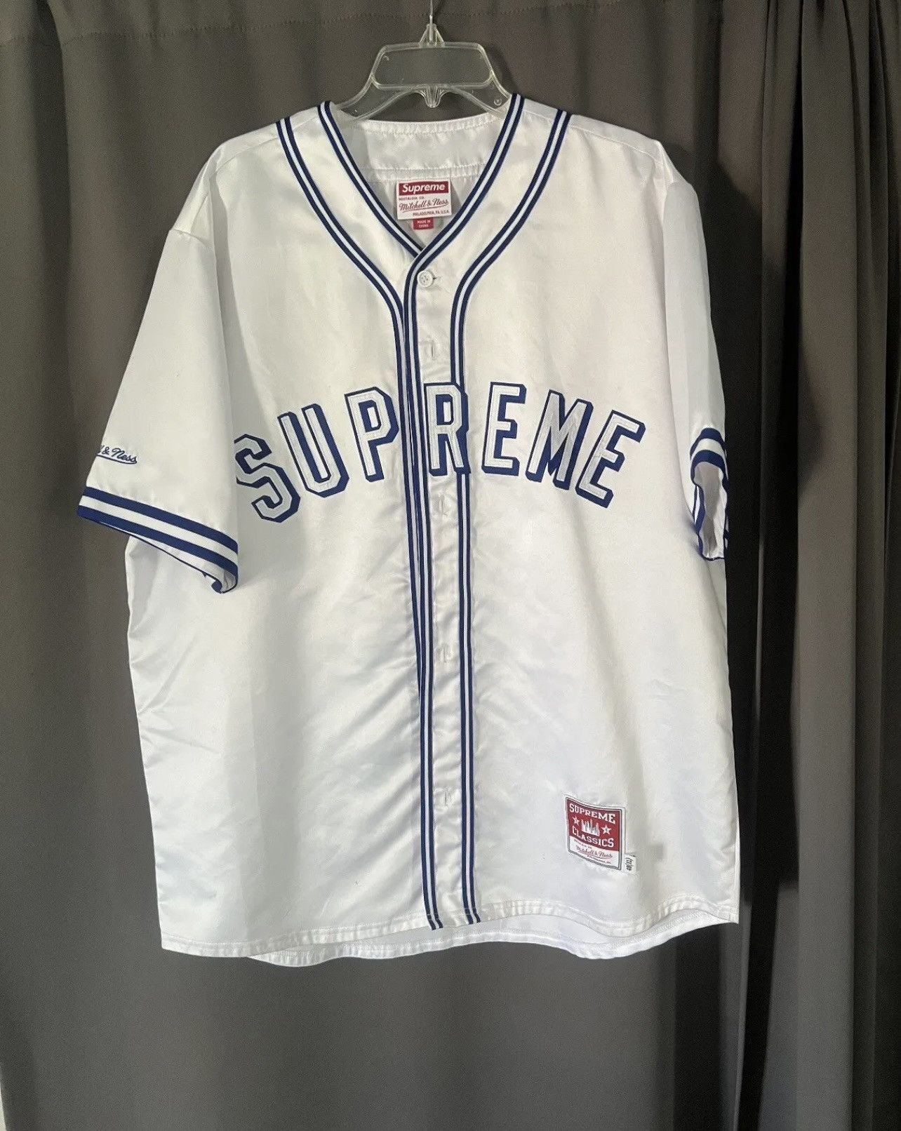 Supreme / Mitchell & Ness Satin Baseball