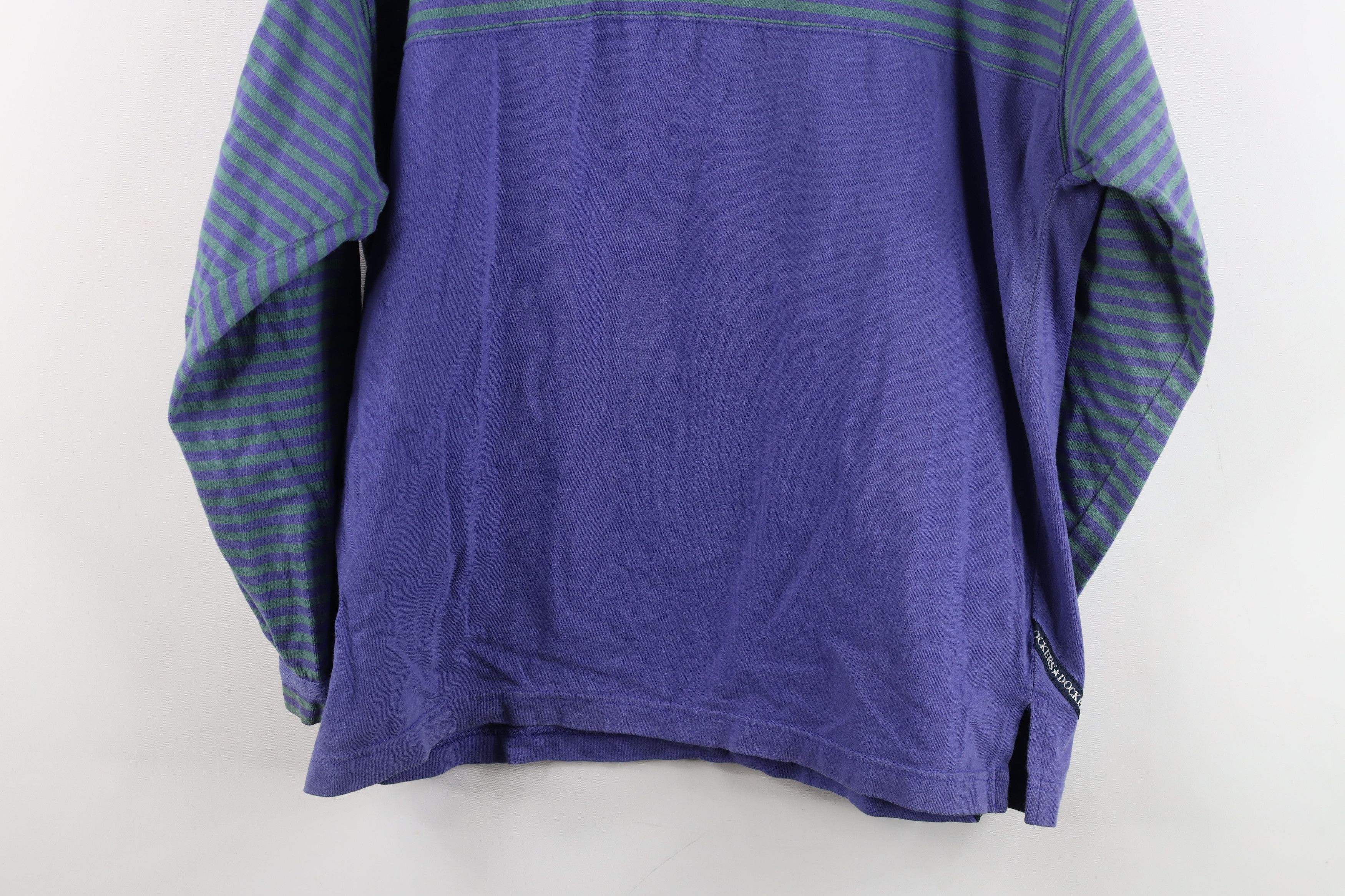 Vintage Vintage 90s Dockers x Levis Striped Long Sleeve T-Shirt USA Size US L / EU 52-54 / 3 - 12 Thumbnail