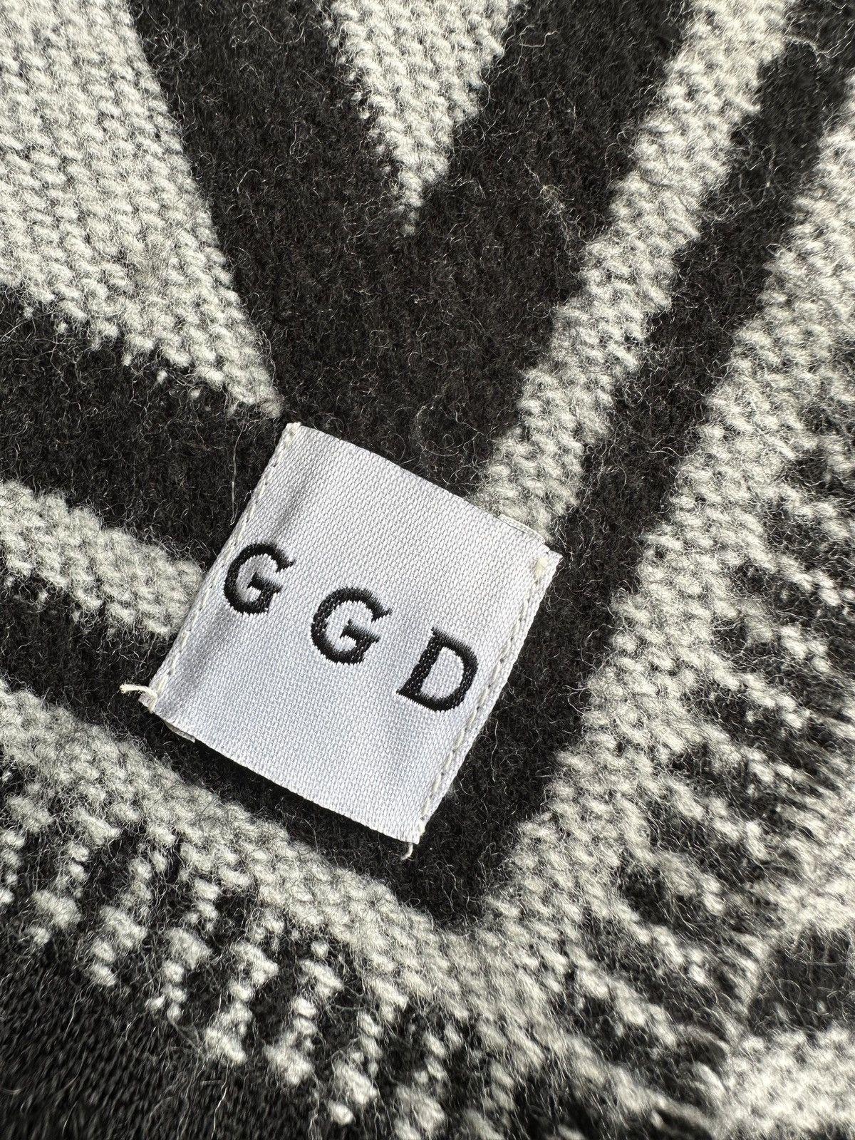 Le Grande Bleu (L.G.B.) 2000's GGD Japan wool scarf muffler Size ONE SIZE - 9 Thumbnail
