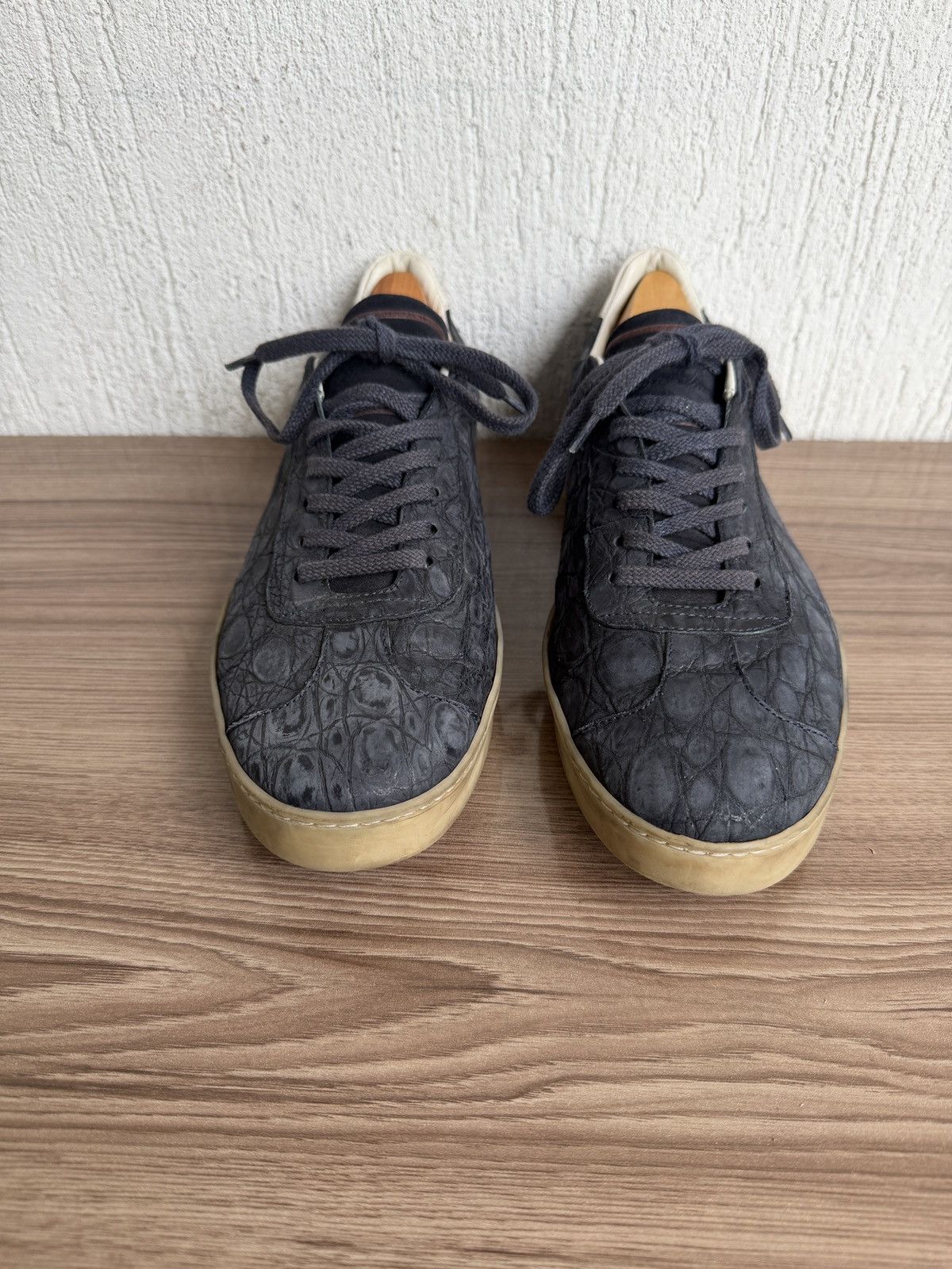 Loro Piana Crocodile embossed 70's walk sneaker Size US 9 / EU 42 - 7 Thumbnail