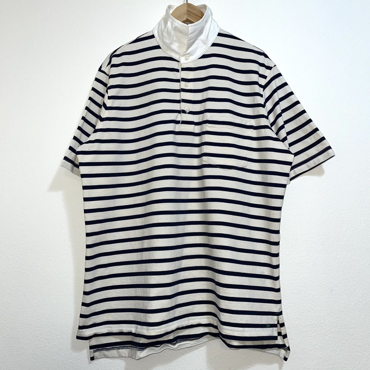 Sid Mashburn Sid Mashburn Striped Rugby Polo Size US XL / EU 56 / 4 - 4 Thumbnail