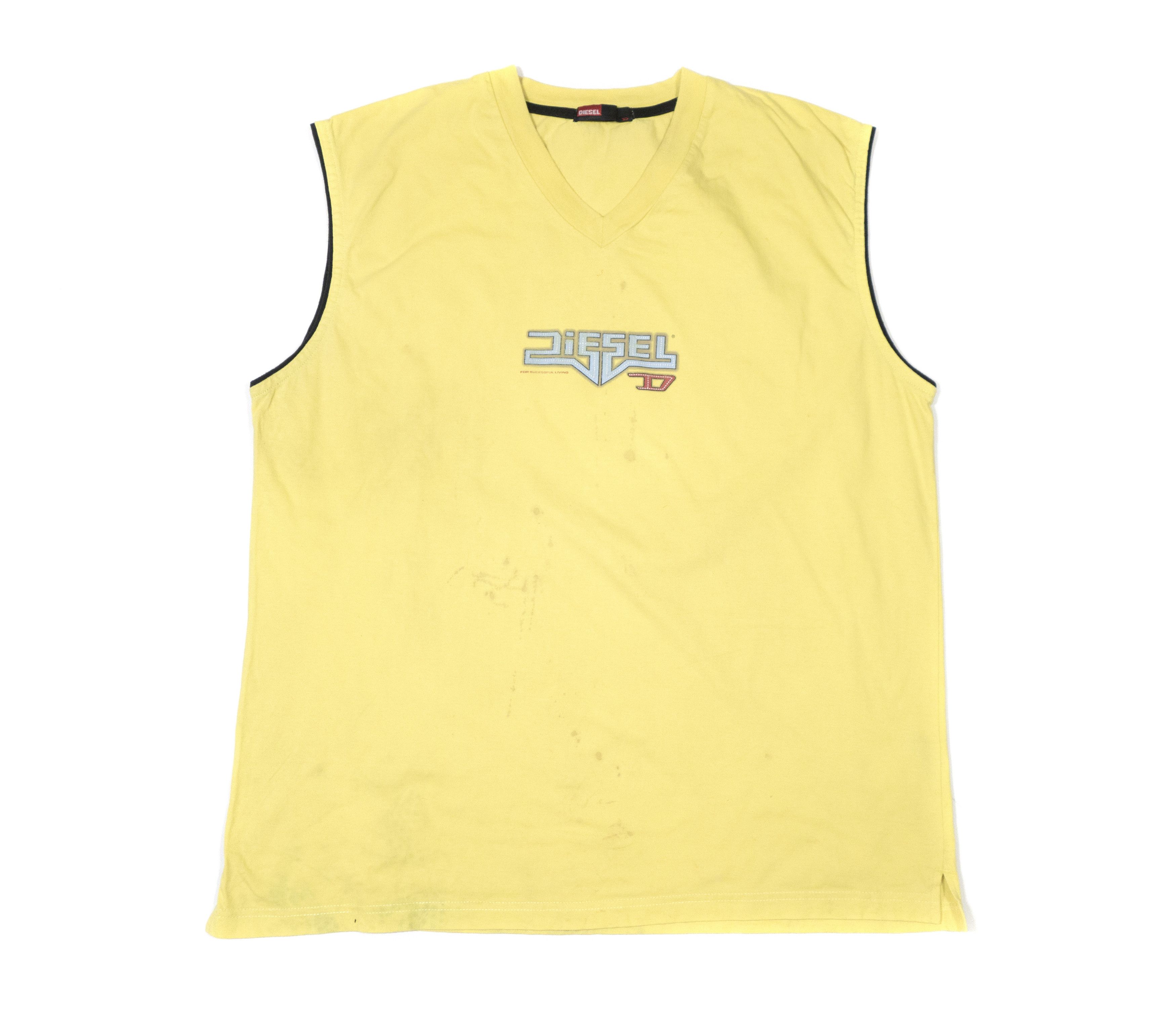 Diesel 90S Logo Y2K Tank Top Size US XL / EU 56 / 4 - 1 Thumbnail