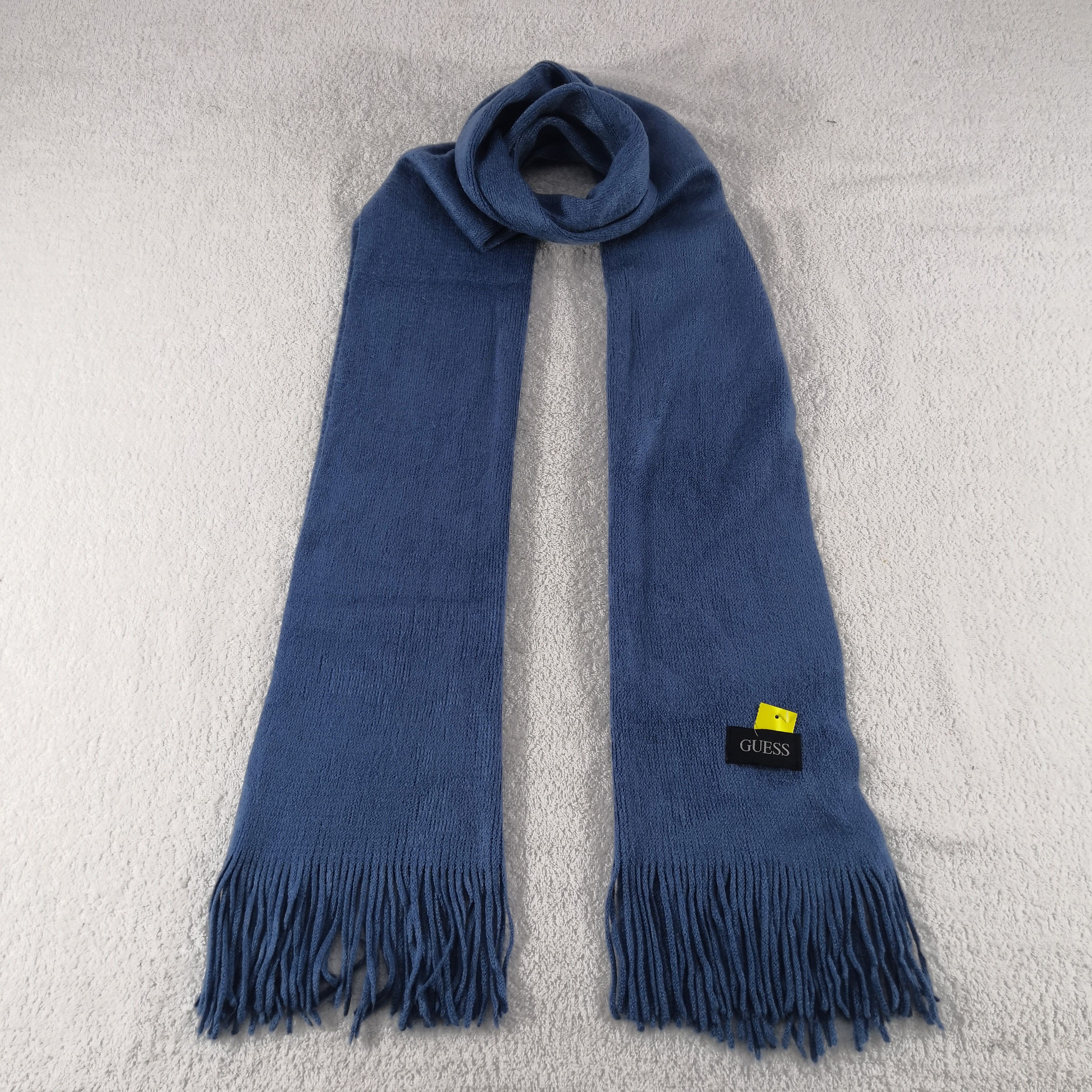Guess Vintage Guess Scarf Muffler Wool Ribbed Scarves Size ONE SIZE - 1 Thumbnail