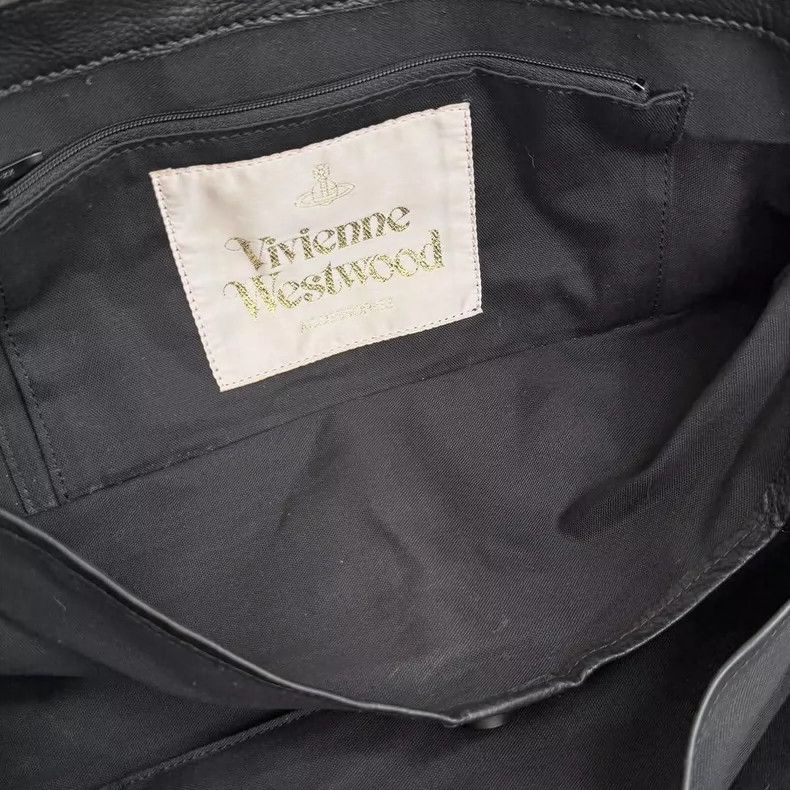 Vivienne Westwood Vivienne Westwood size os Black leather motorcycle bag Size ONE SIZE - 6 Thumbnail