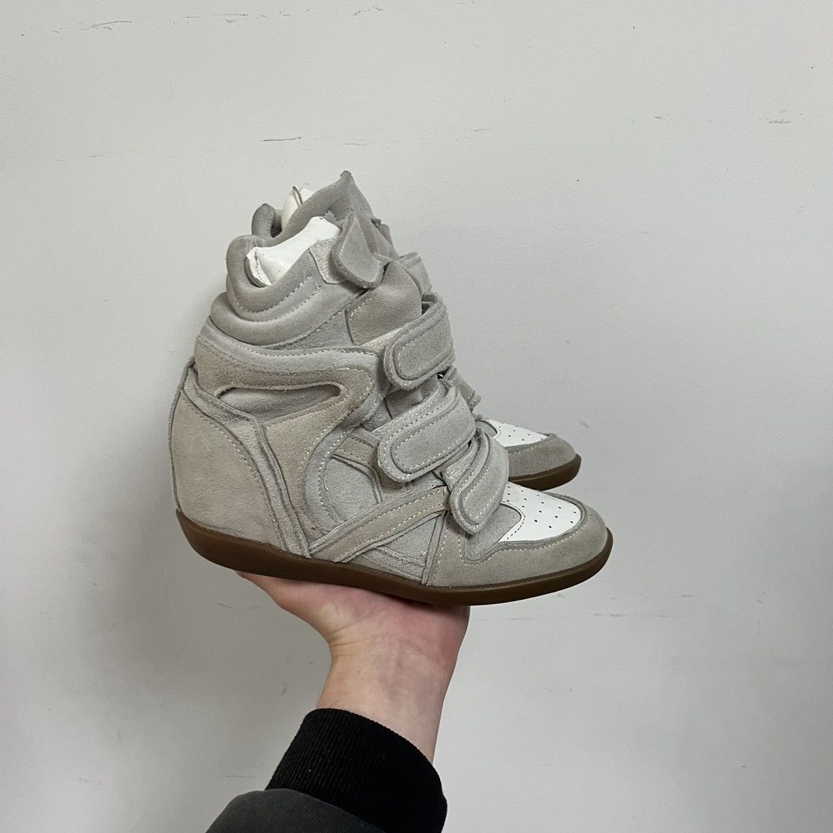 Isabel Marant Hi-Top Sneakers Shoes Y2K in White, Men's (Size 5)