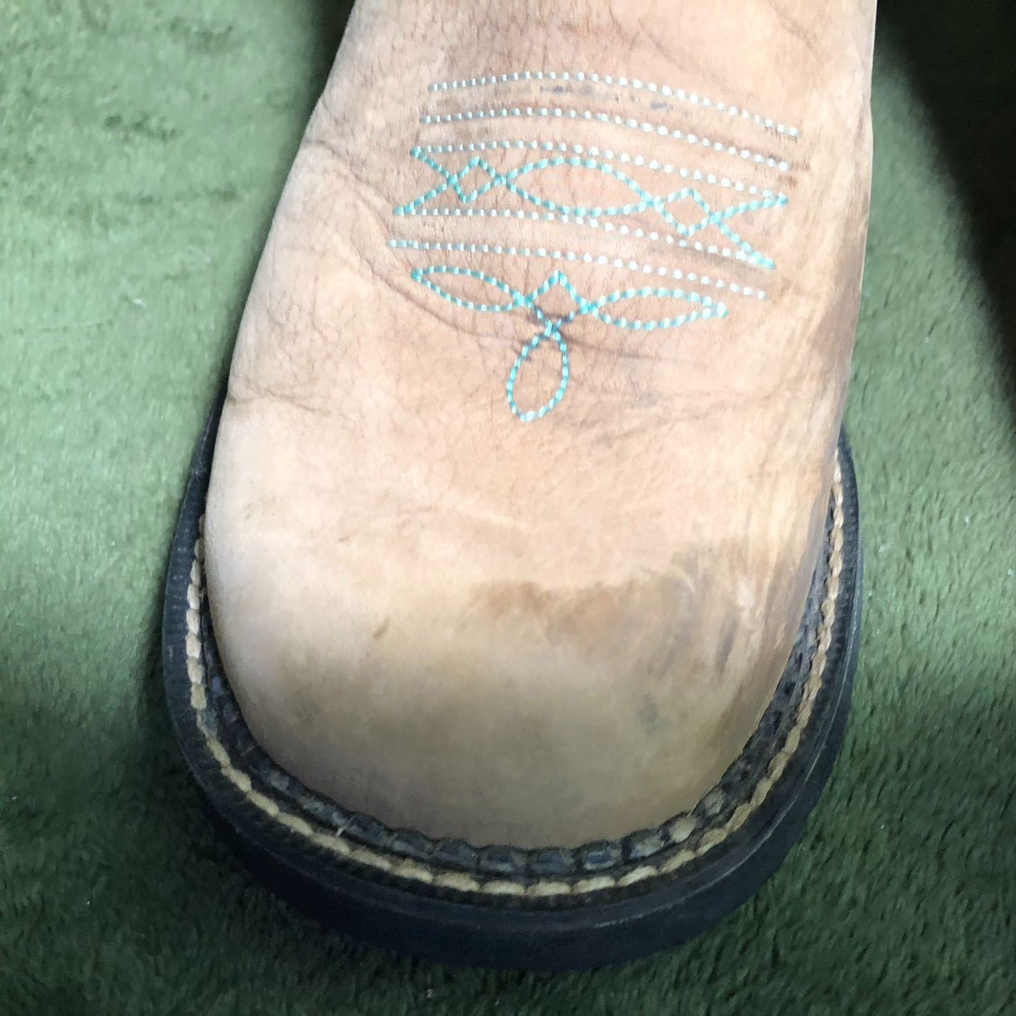 Ariat Ariat Womens Fatbaby Cowboy Boots 10B Suede Heritage Western Size US 10 / IT 40 - 13 Thumbnail