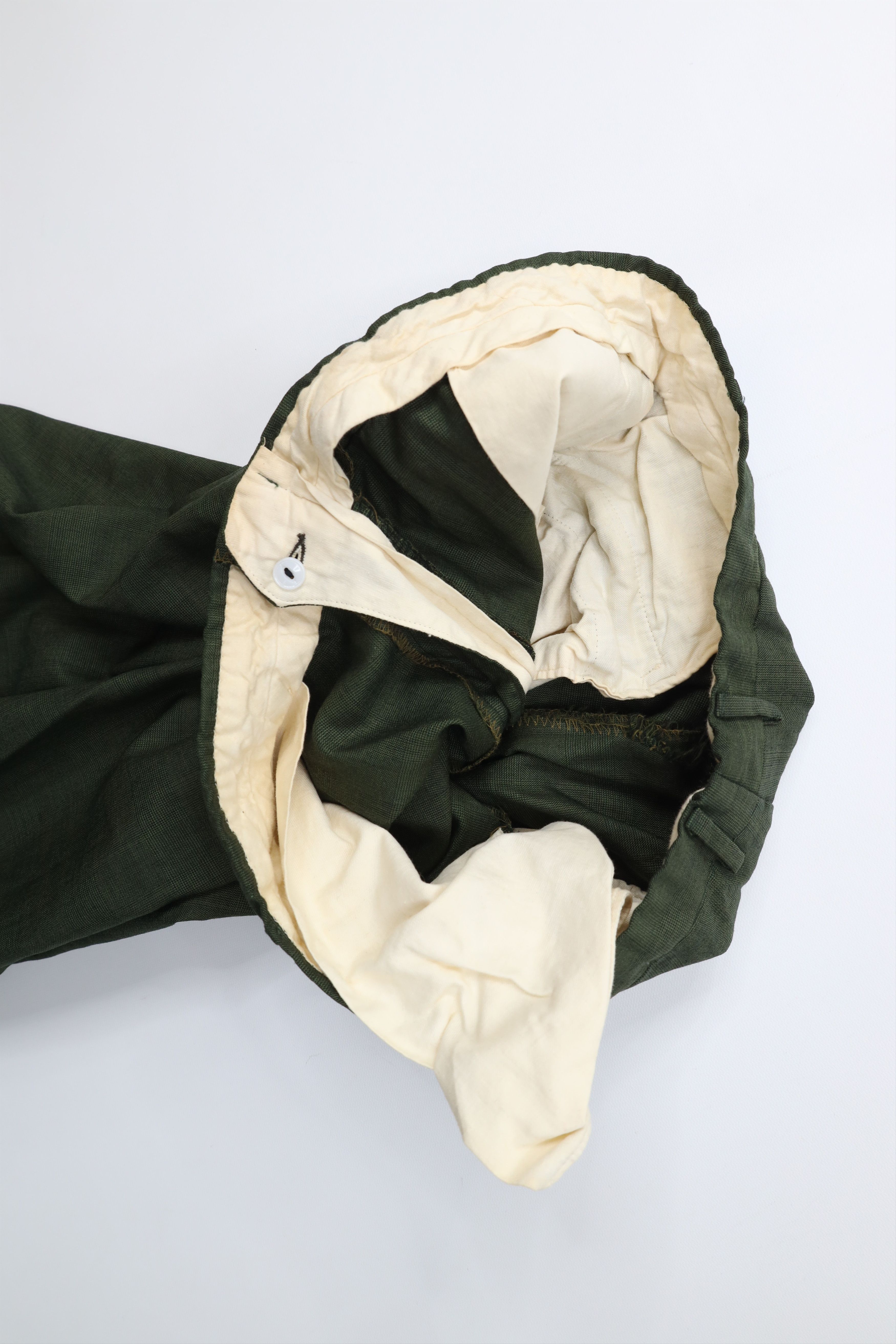 Vintage Vintage 50s Hollywood Regency Knit Chino Pants USA Green Size US 34 / EU 50 - 6 Thumbnail