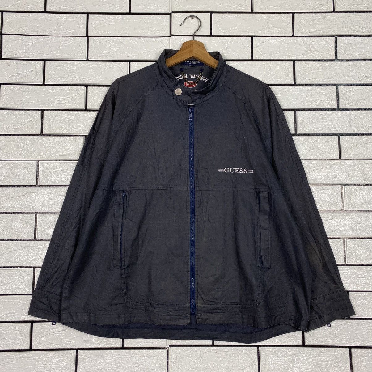 Guess Vintage Zipper Jacket Guess Classic Full Print Size US M / EU 48-50 / 2 - 2 Thumbnail