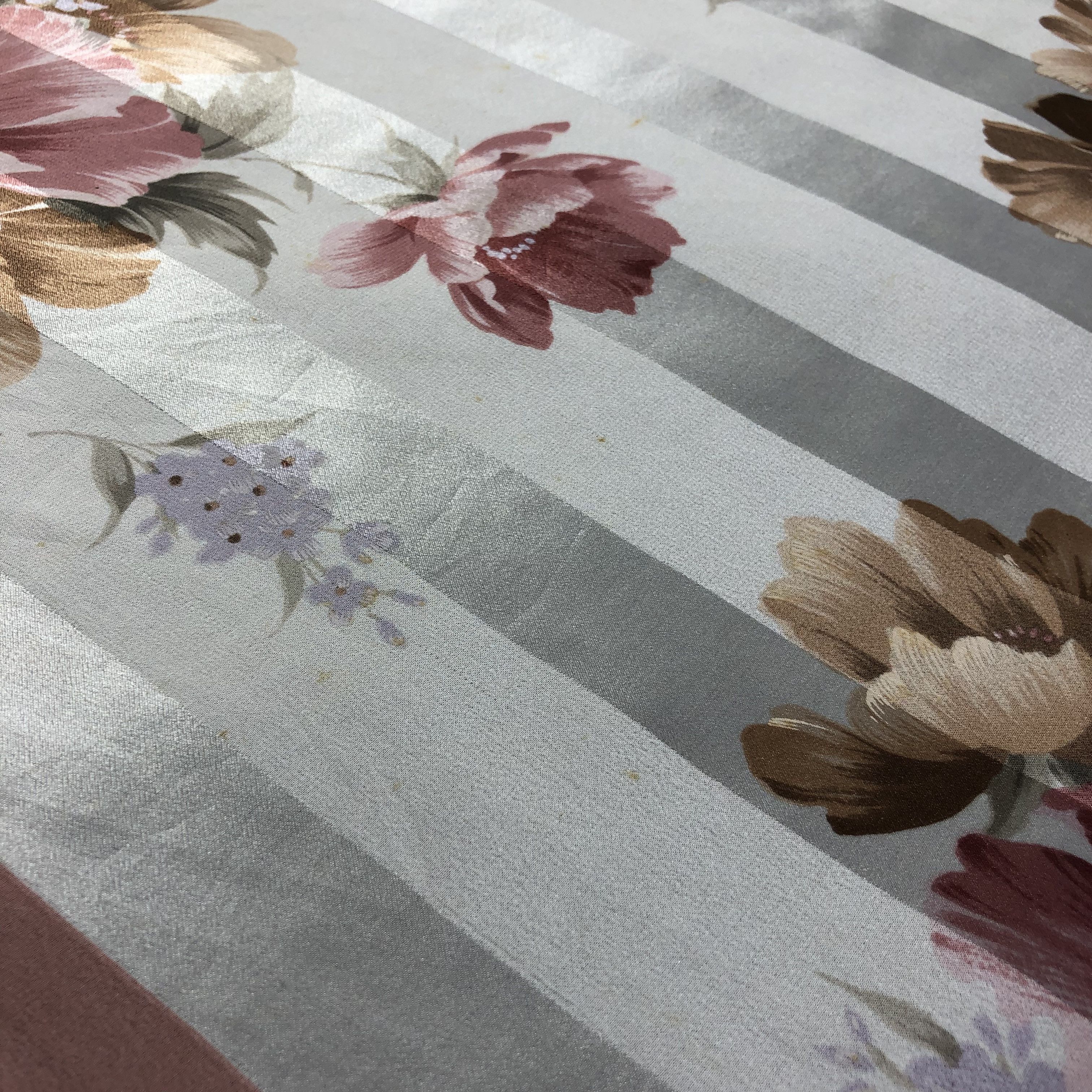 Mila Schon Mila Schon Floral Hand Rolled Silk Scarf M675 Size ONE SIZE - 7 Thumbnail