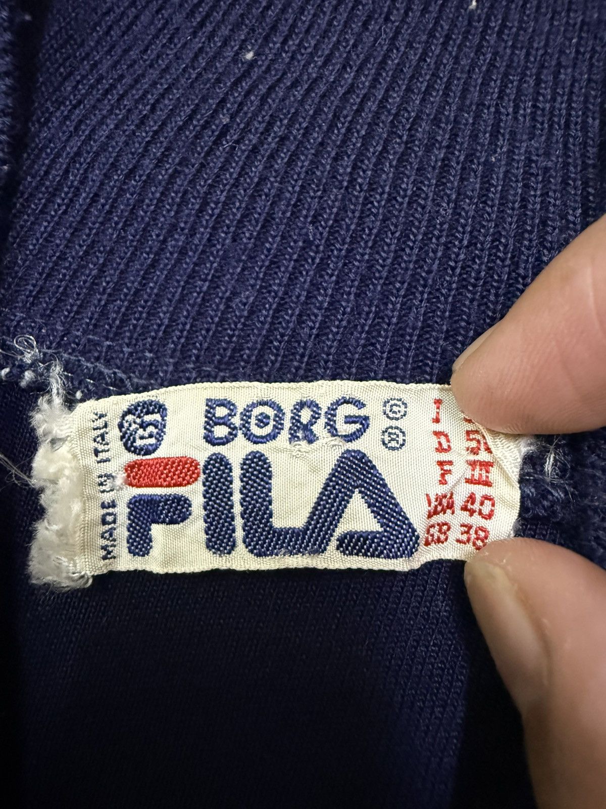 Fila 🔥Rare🔥Vintage 80s Fila Settanta Bjorn Borg track sweater Size US S / EU 44-46 / 1 - 10 Thumbnail