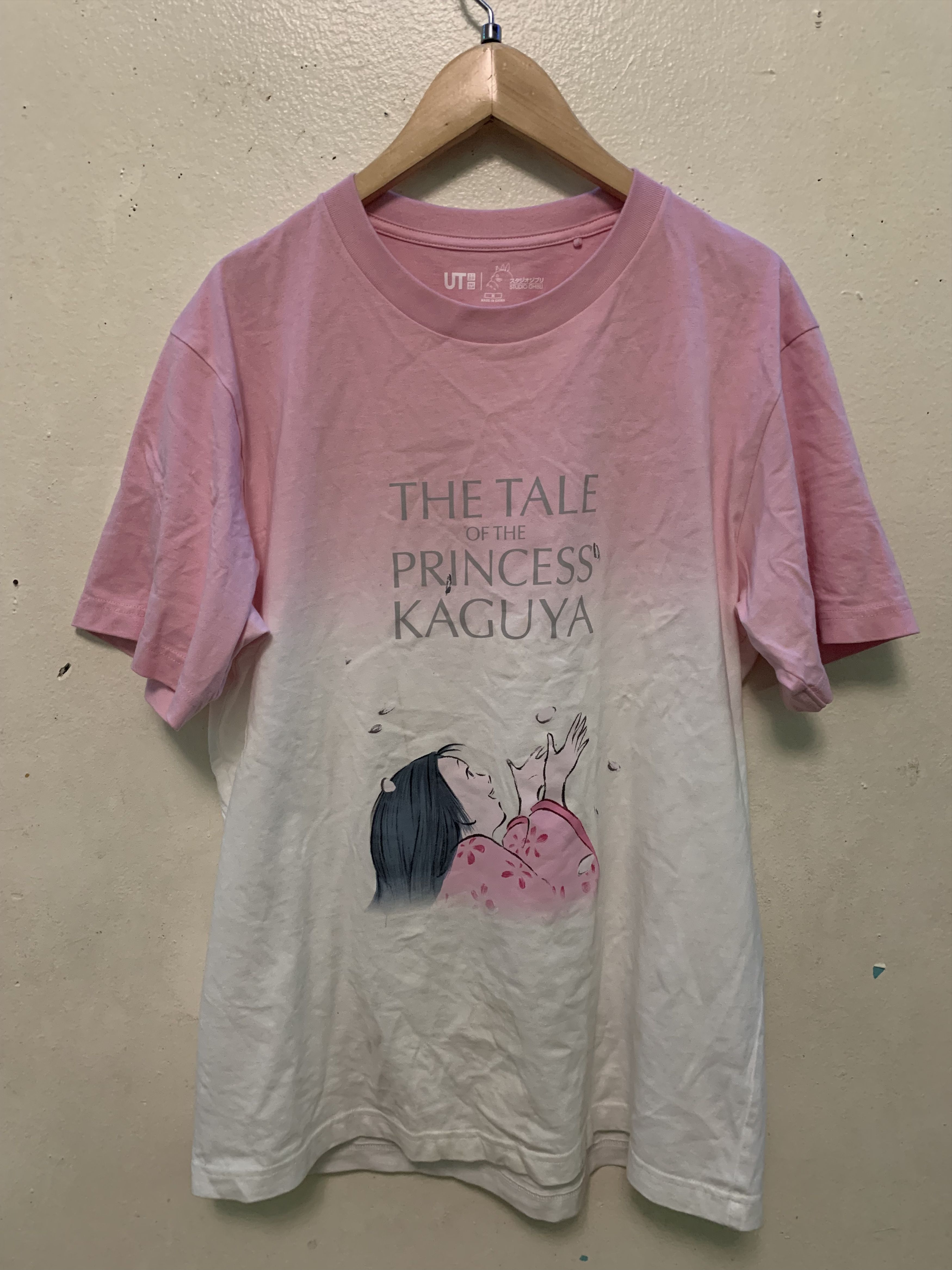 Uniqlo UNIQLO THE TALE OF PRINCESS KAGUYA Tee Shirt ⊛ PNK ⊛ Brnd Nw Size US M / EU 48-50 / 2 - 5 Thumbnail