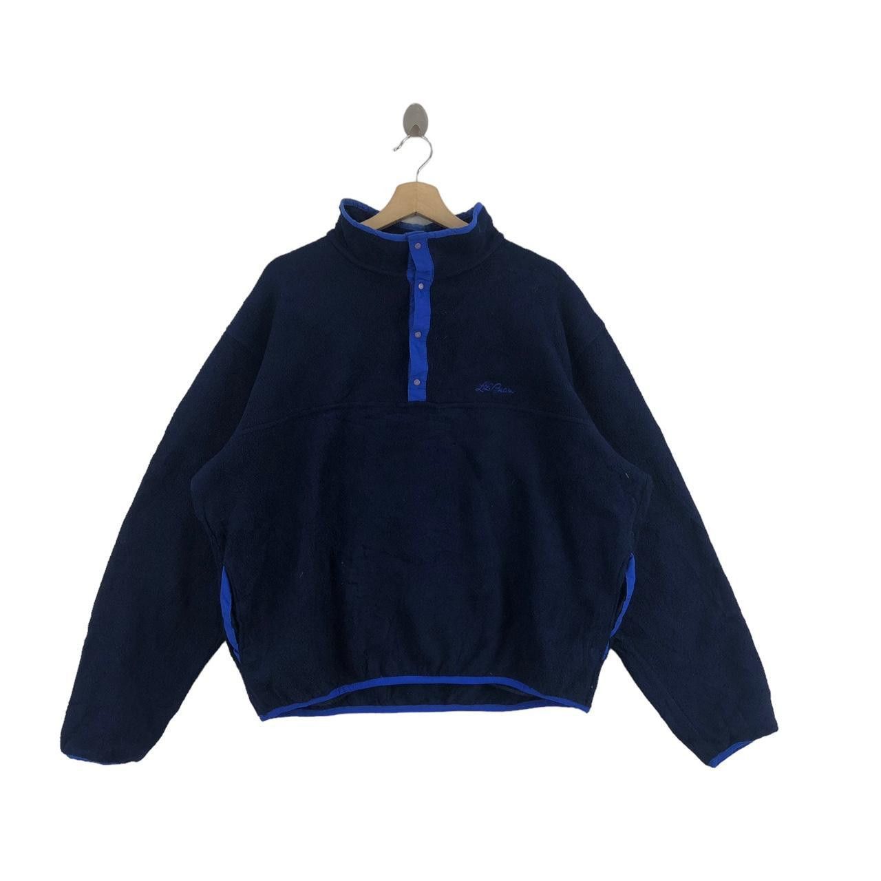 L.L. Bean Vintage L.L. BEAN USA Snap Button Fleece Jacket Windbreaker Size US XL / EU 56 / 4 - 1 Thumbnail