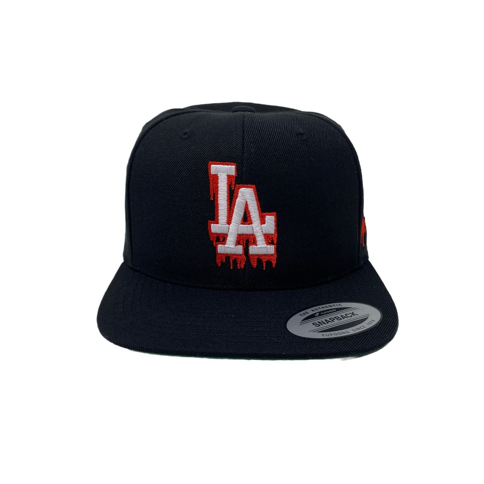 Other Los Angeles LA Drip (White/Red) Bloody Hands Snapback Hat Size ONE SIZE - 4 Thumbnail