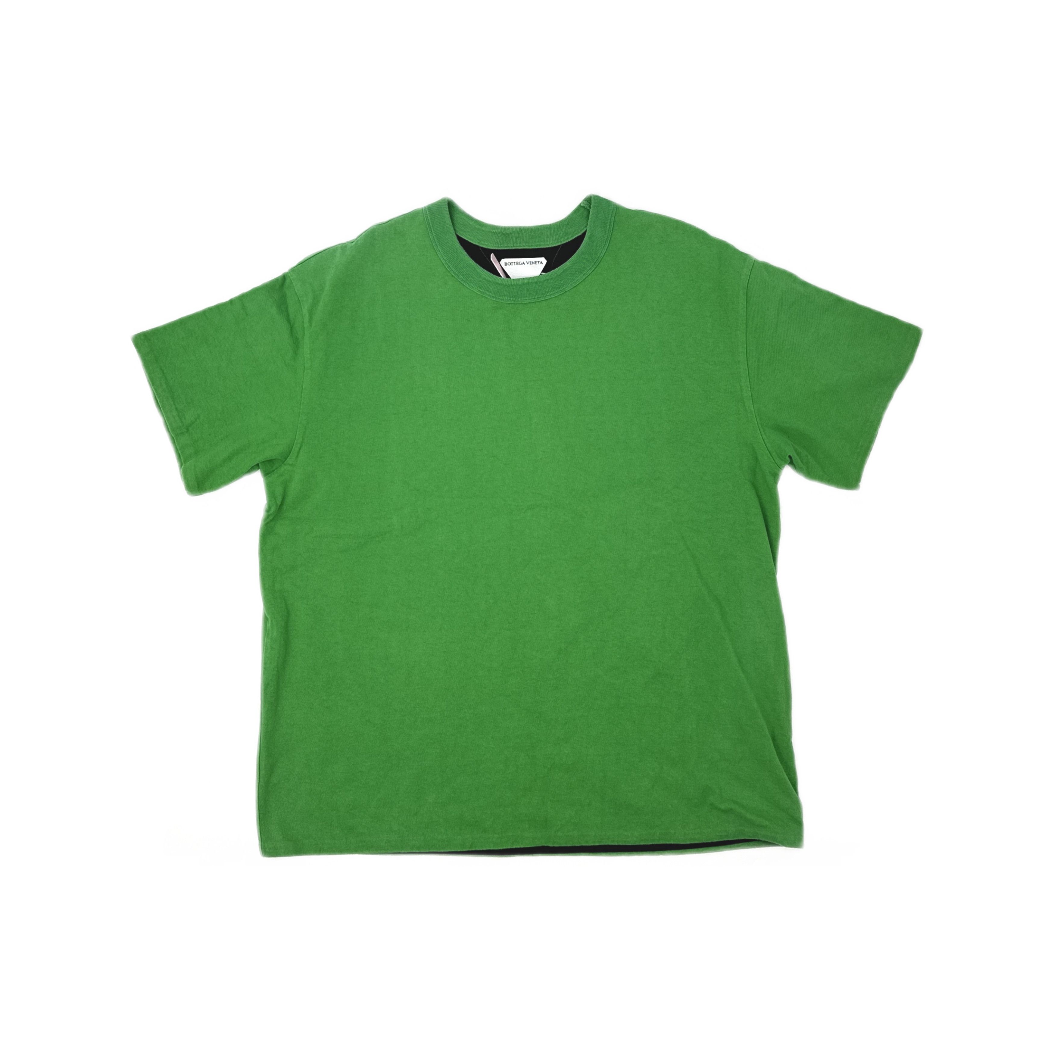 Bottega Veneta Bottega Veneta Green Cotton T-Shirt Size L Size US L / EU 52-54 / 3 - 1 Thumbnail