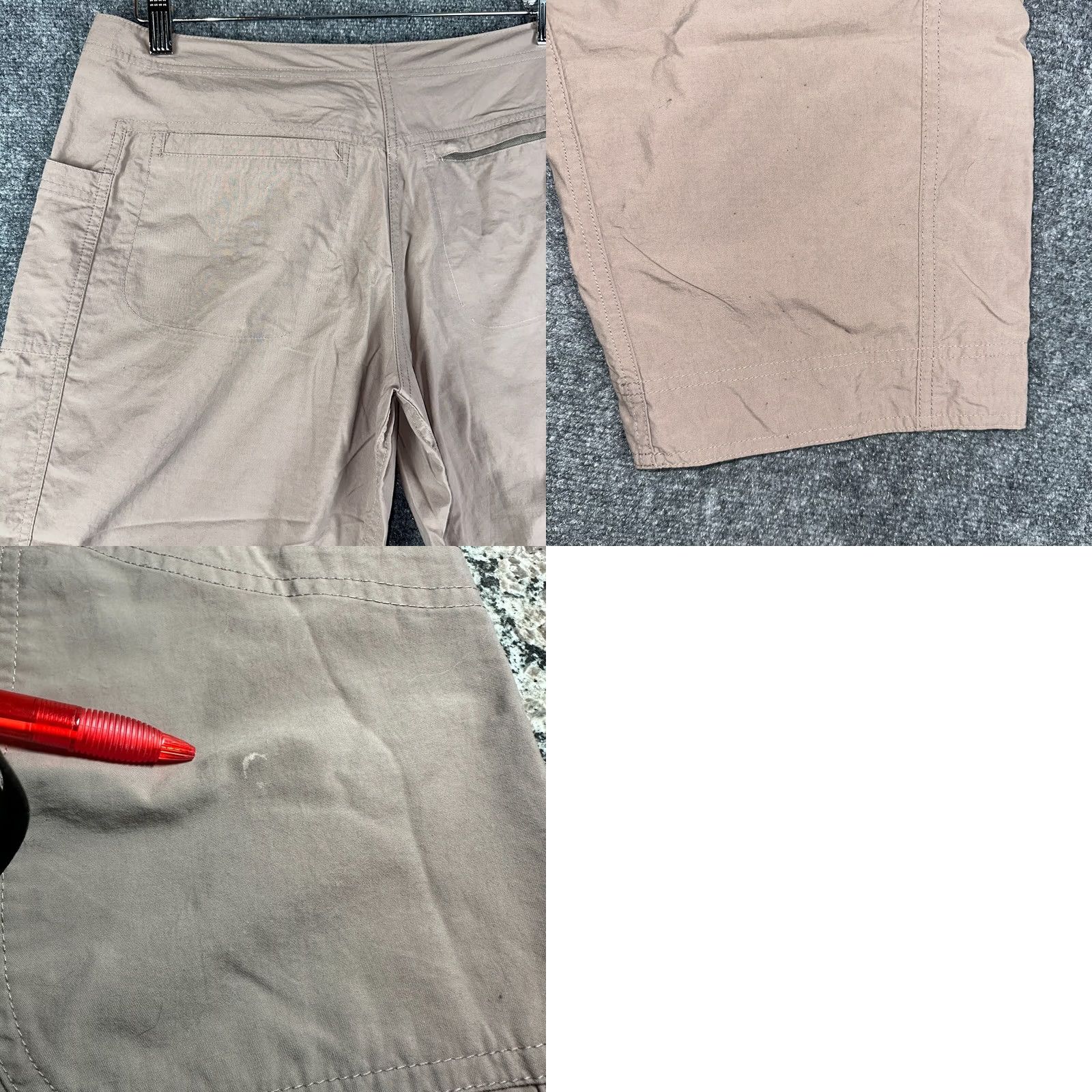 Mountain Hardwear VINTAGE Mountain Hardwear Pants Womens 8 Brown Nylon Zip Fly Pockets Logo Crop Size 30" / US 8 / IT 44 - 8 Thumbnail