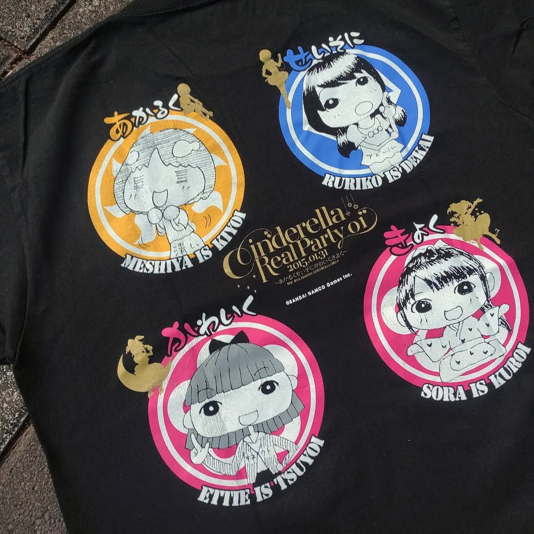 Anime Idolmaster Cinderella Girls Live 2015 Tee Size US L / EU 52-54 / 3 - 2 Thumbnail