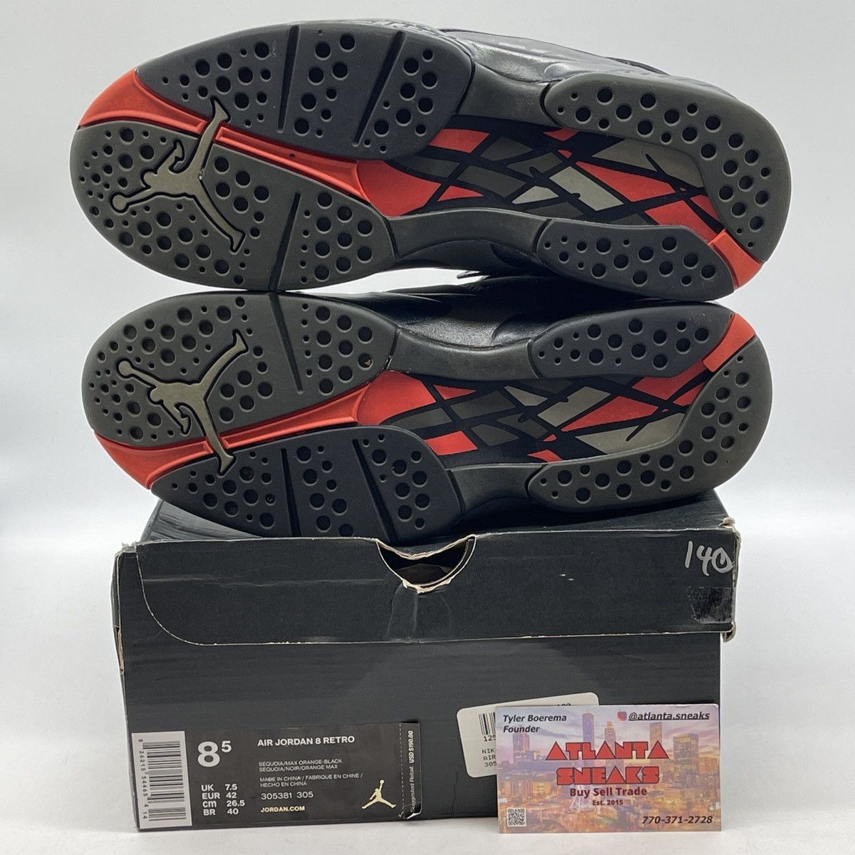 Jordan Brand Air Jordan 8 take flight Size US 8.5 / EU 41-42 - 7 Thumbnail