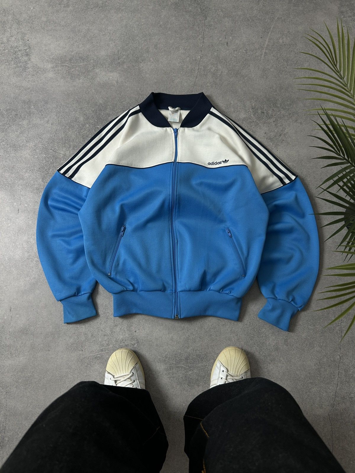 Adidas Vintage Adidas track jacket 90s mens size L Size US L / EU 52-54 / 3 - 2 Thumbnail
