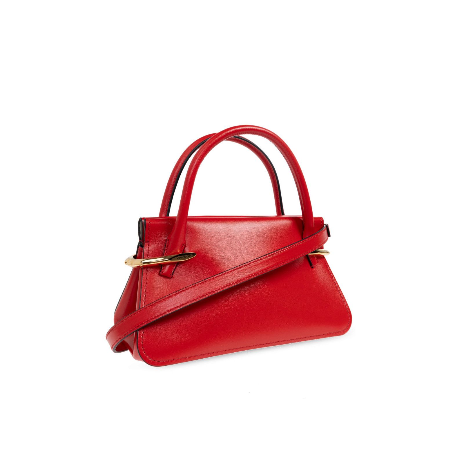 Givenchy GIVENCHY Pinch Mini Deep Red Top Handle Bag New & Authentic Size ONE SIZE - 3 Thumbnail