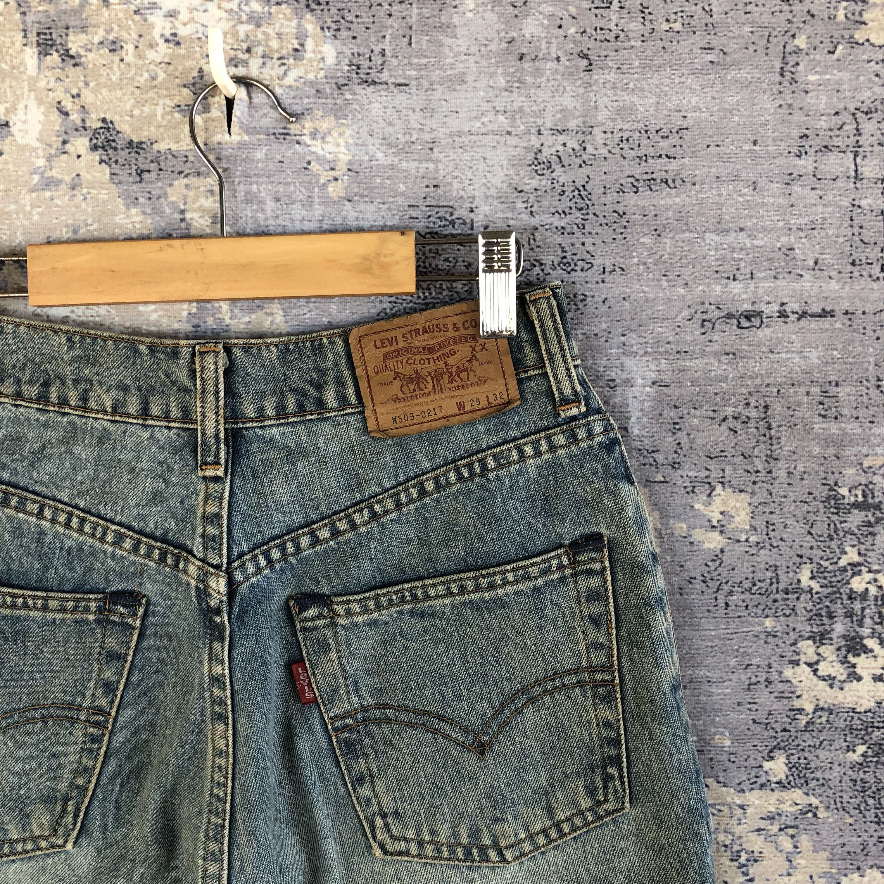 Levi's Vintage Levis 509 Jeans Dirty Levis 509 Denim Pants Size 24" / US 00 / IT 34 - 5 Thumbnail