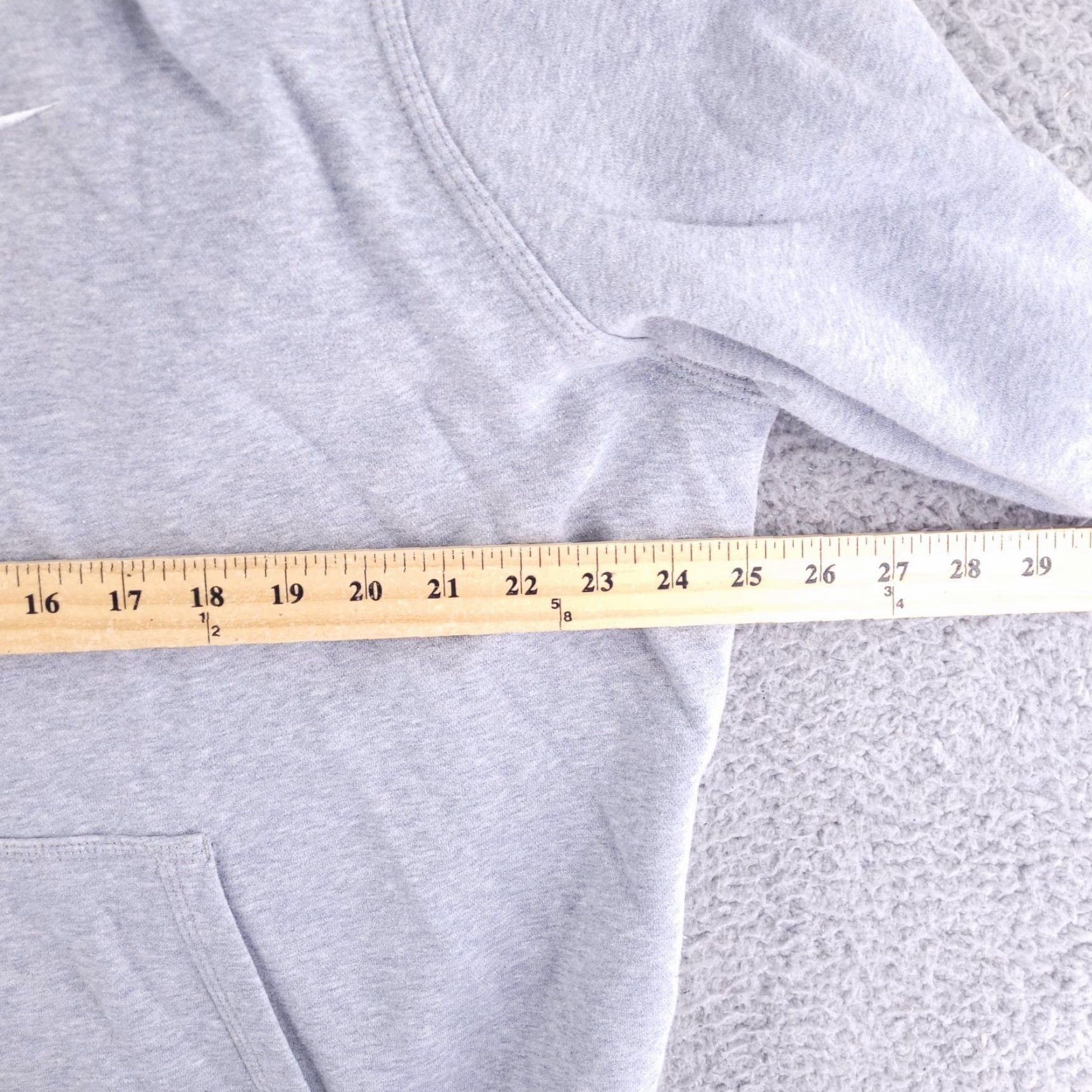 Nike Nike Hoodie Mens 2XL Gray Club Fleece Logo Pullover Sweatshirt XXL Size US XXL / EU 58 / 5 - 5 Thumbnail