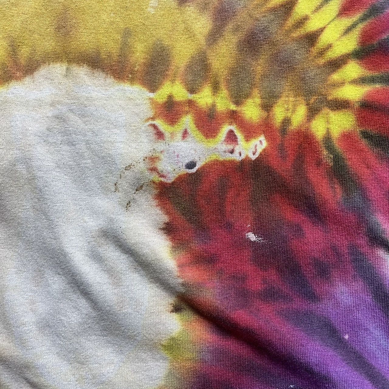 Vintage Vintage Magic Mushroom Tie Dye T-shirt 90s Size US XL / EU 56 / 4 - 9 Thumbnail